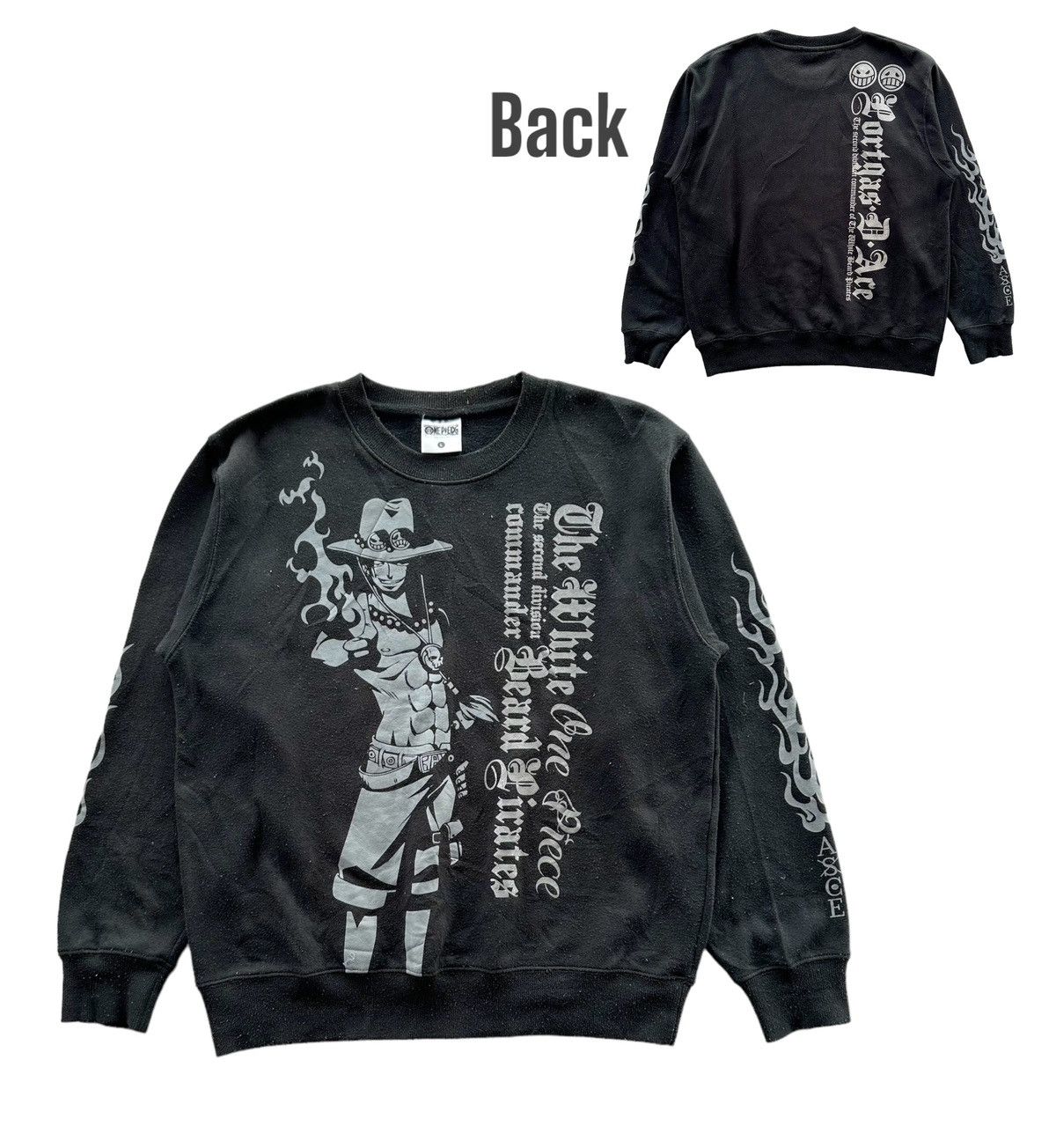Anime Vintage One Piece Anime Sweatshirt Size US L / EU 52-54 / 3 - 4 Thumbnail