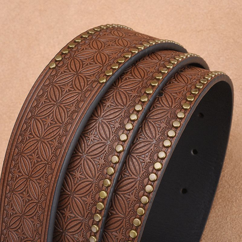 Other Cowboy Leather Belt Size ONE SIZE - 4 Thumbnail