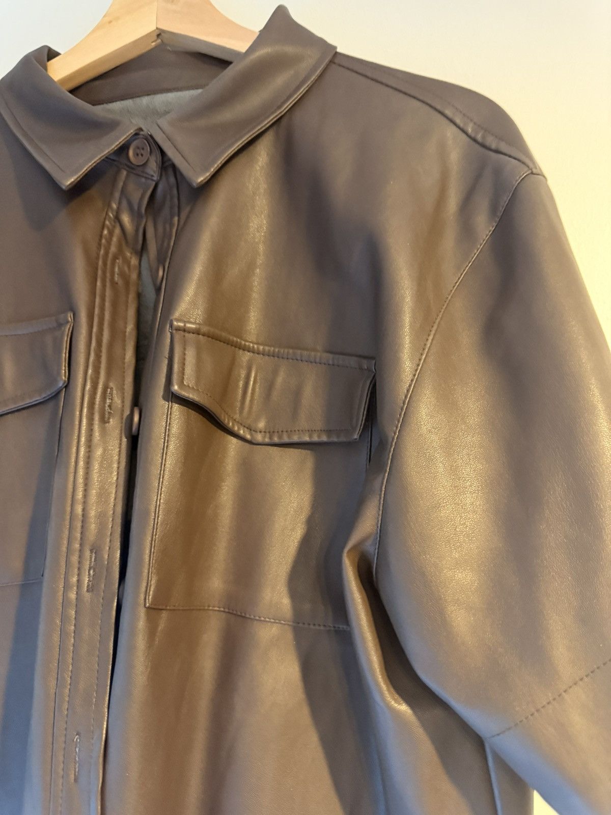 Other PU Brown Leather Shaket Size M / US 6-8 / IT 42-44 - 5 Thumbnail