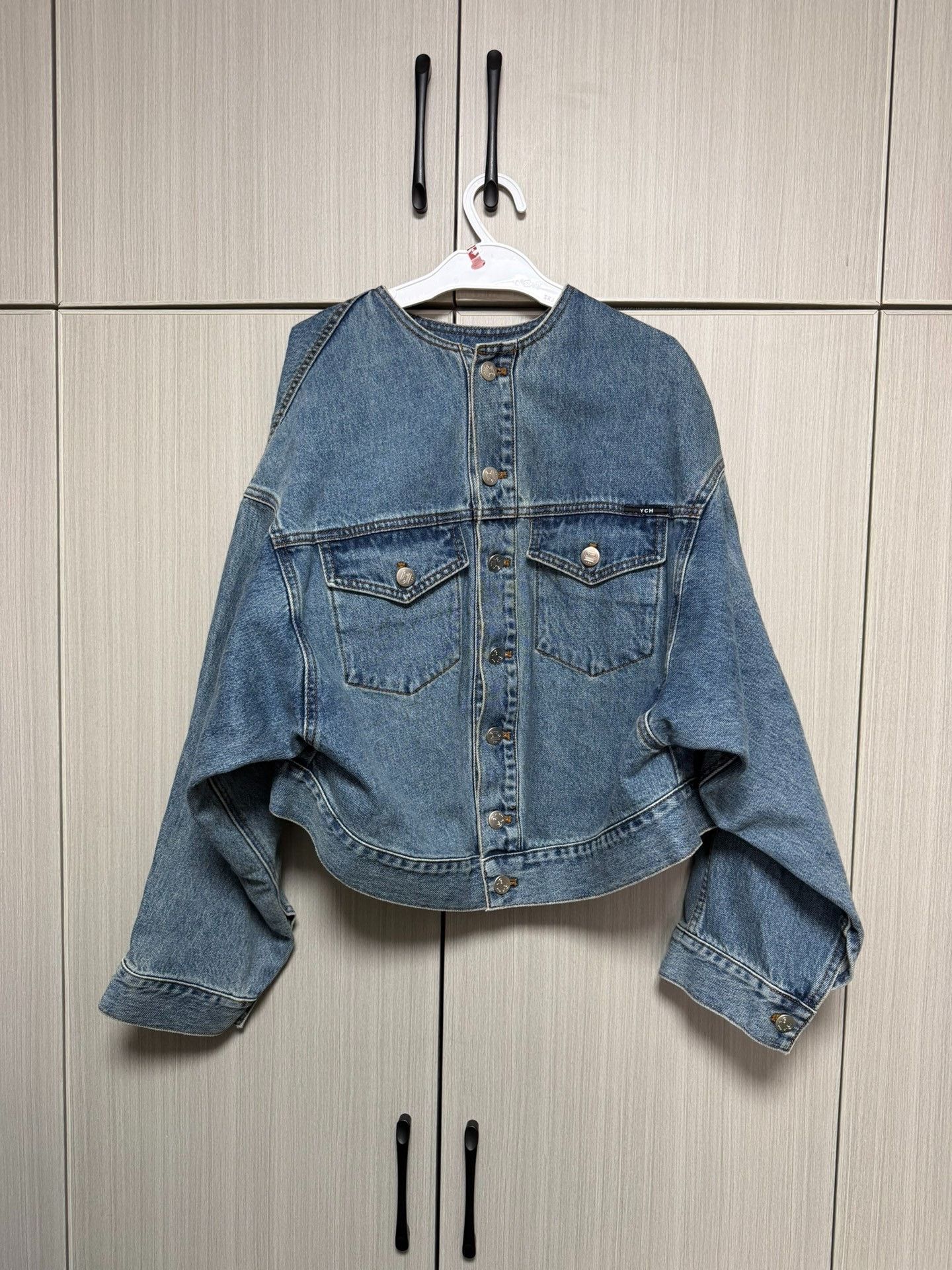 Hermes Hermes Denim Cropped Jacket XS Women Size XS / US 0-2 / IT 36-38 - 1 Thumbnail