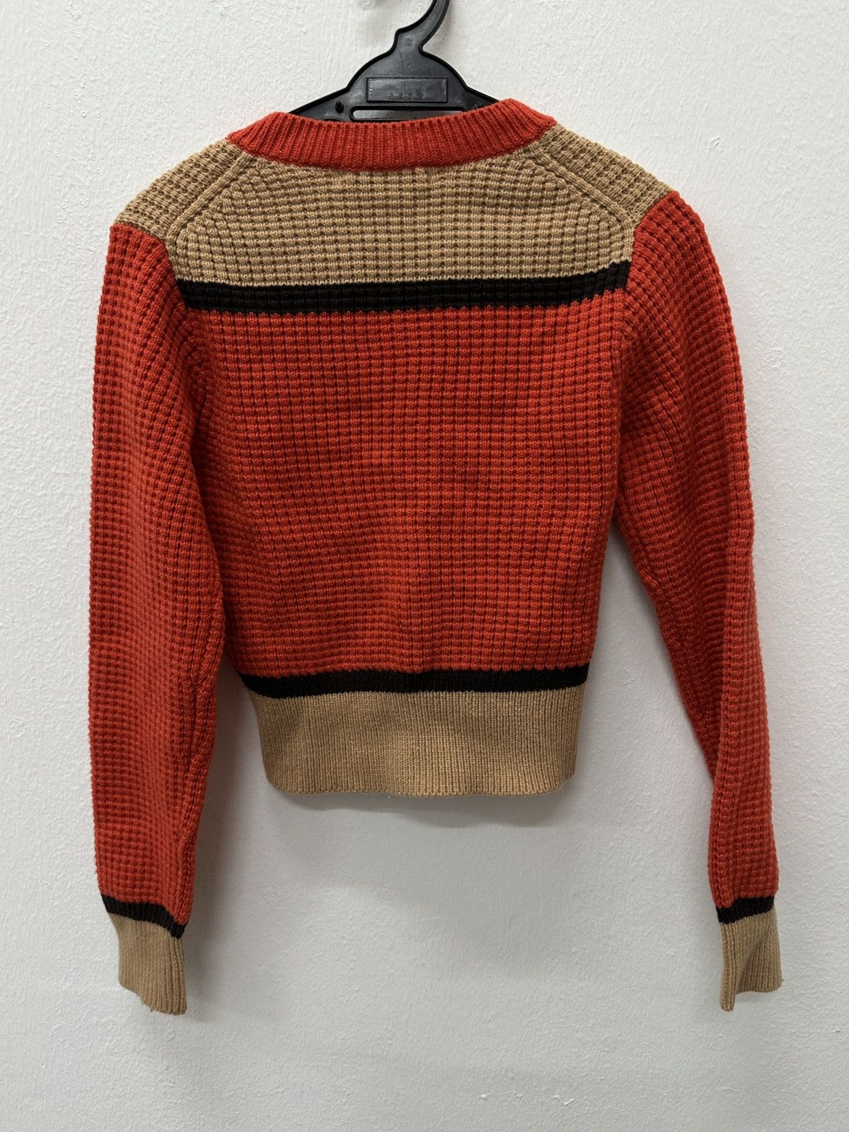 Marni × Uniqlo FW22 Marni x Uniqlo Orange Knitted V Neck Size US S / EU 44-46 / 1 - 9 Thumbnail