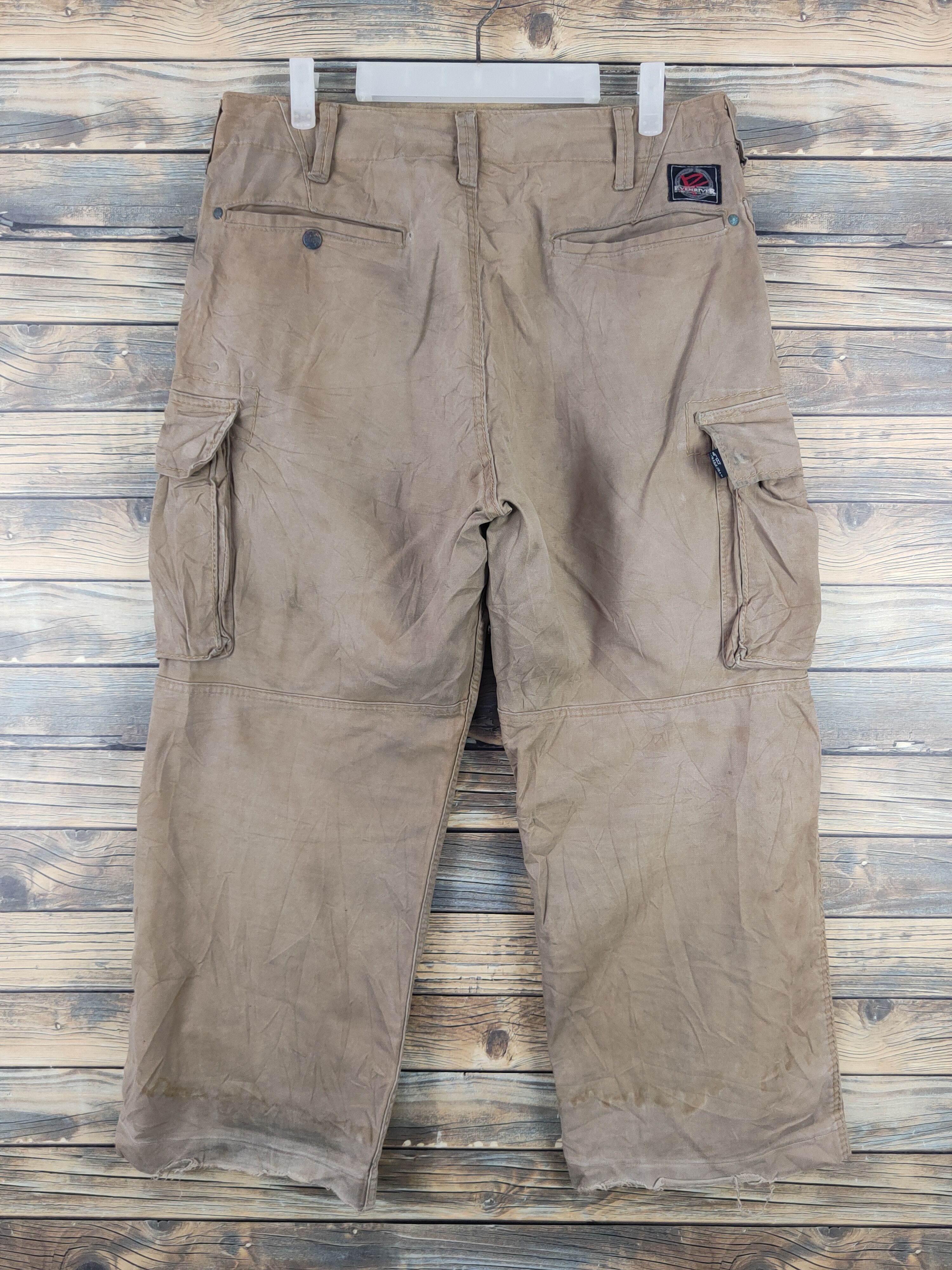 Japanese Brand Evenriver Brown Multipocket Tactical Cargo Pants #W2181 Size US 33 - 9 Thumbnail