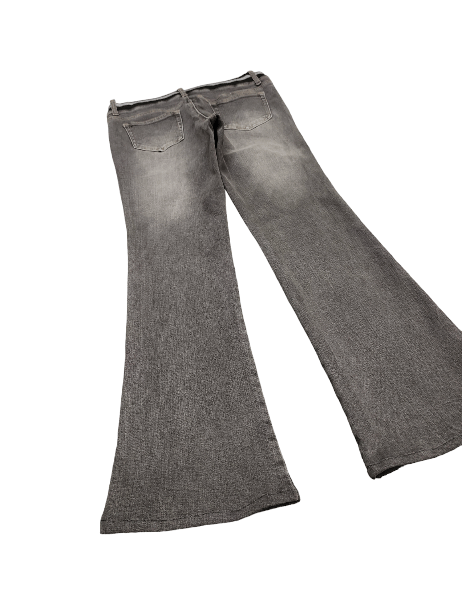 If Six Was Nine Flare Jeans Oririn Side Tape Faded Boot Cut Y2k Mudmax Size US 30 / EU 46 - 14 Thumbnail