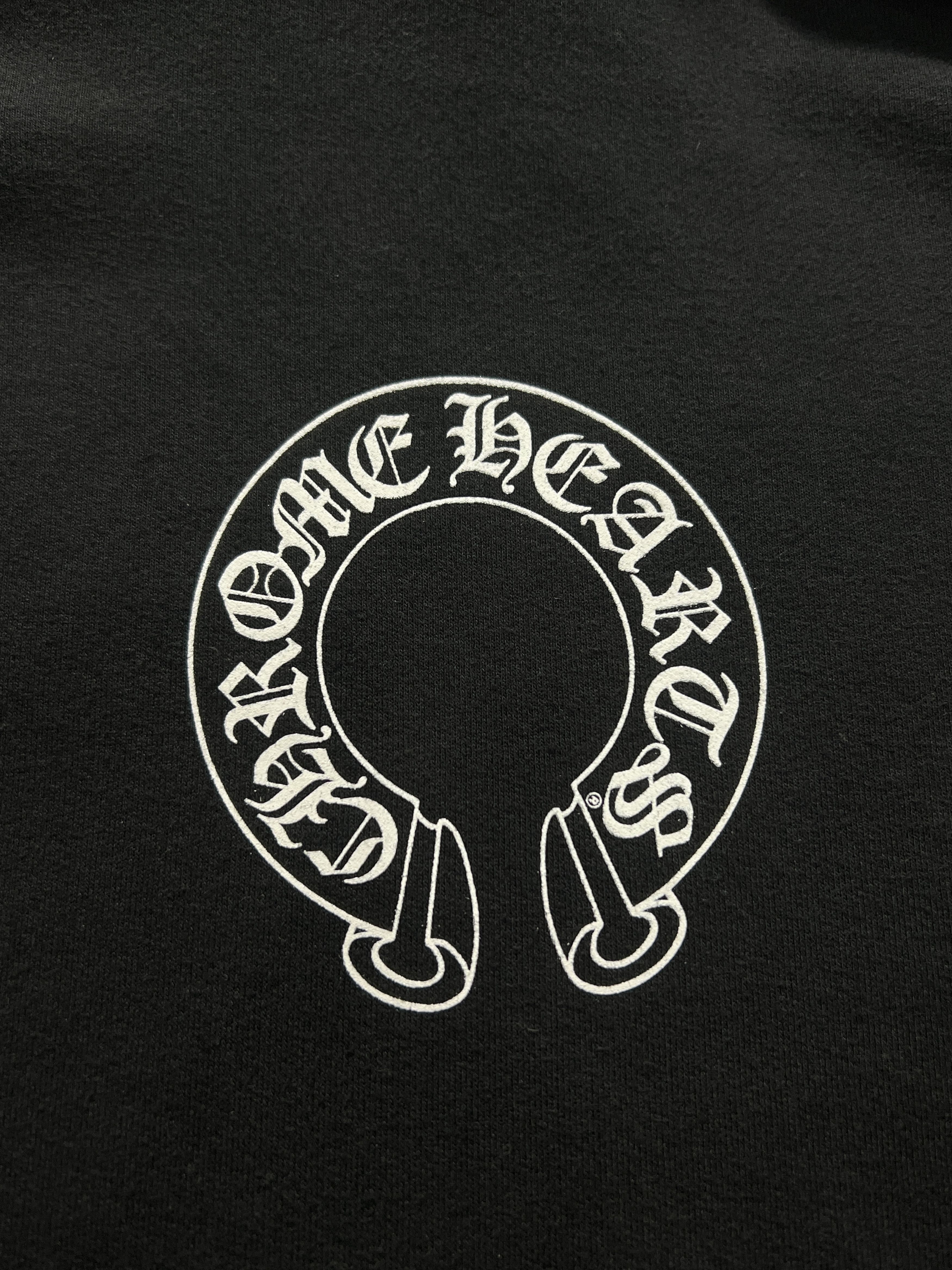 Chrome Hearts Chrome Hearts Horseshoe Logo Hoodie Black XL USA Size US XL / EU 56 / 4 - 5 Thumbnail