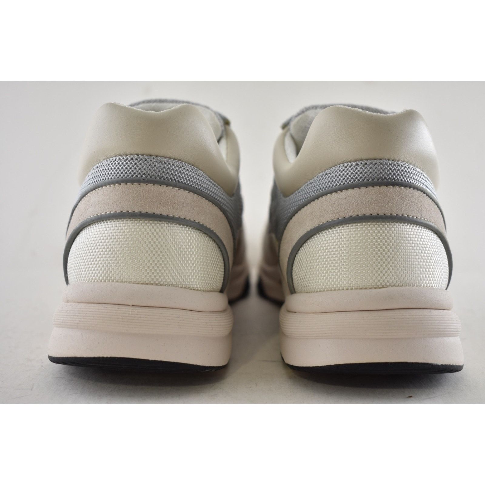 Chanel Mens Grey Suede CC Logo Low Top Trainer Sneaker 44 11 Size US 11 / EU 44 - 11 Thumbnail