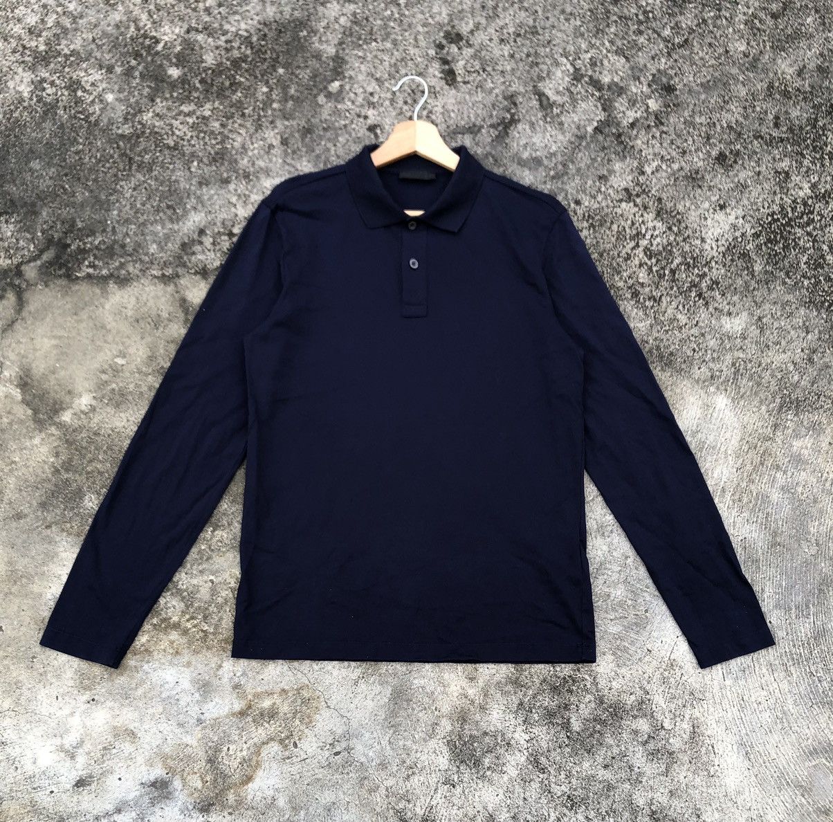 PRADA 26S LONG SLEEVED POLO SHIRT 820