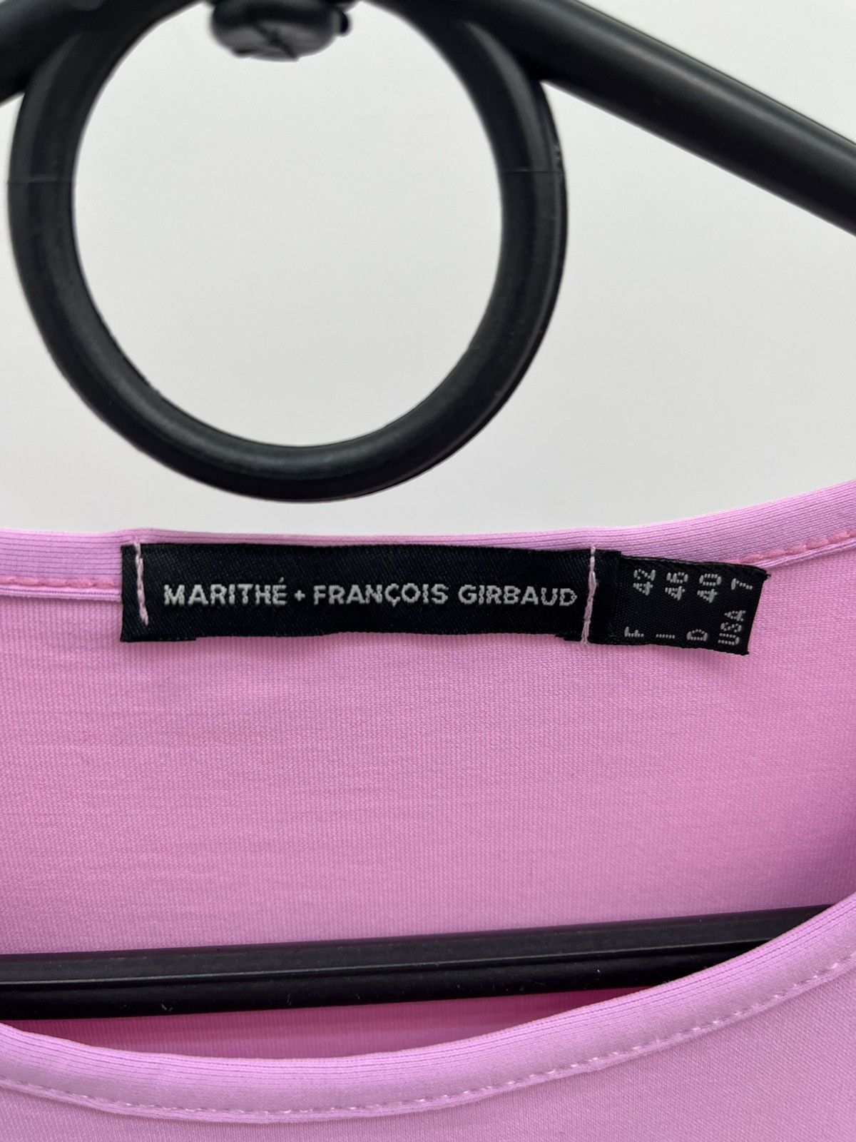 Marithe + Francois Girbaud Marithe + Francois Girbaud Elastic Stretch Top Tee Size L / US 10 / IT 46 - 4 Thumbnail