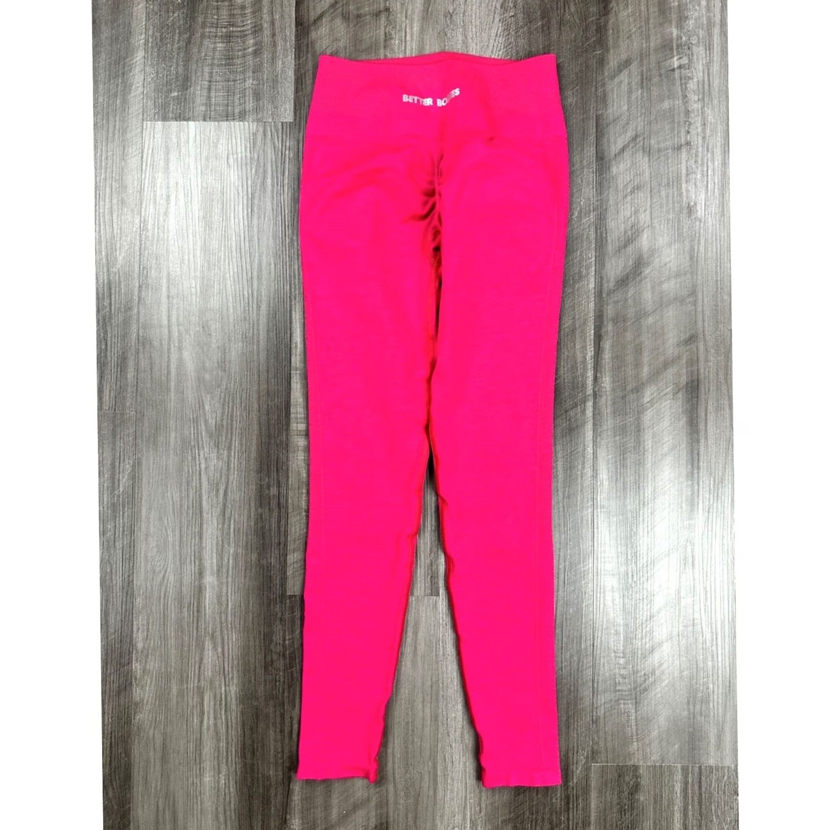Vintage BETTER BODIES Pink Seamless Leggings High Waisted Women’s Medium Size 32" / US 10 / IT 46 - 4 Thumbnail