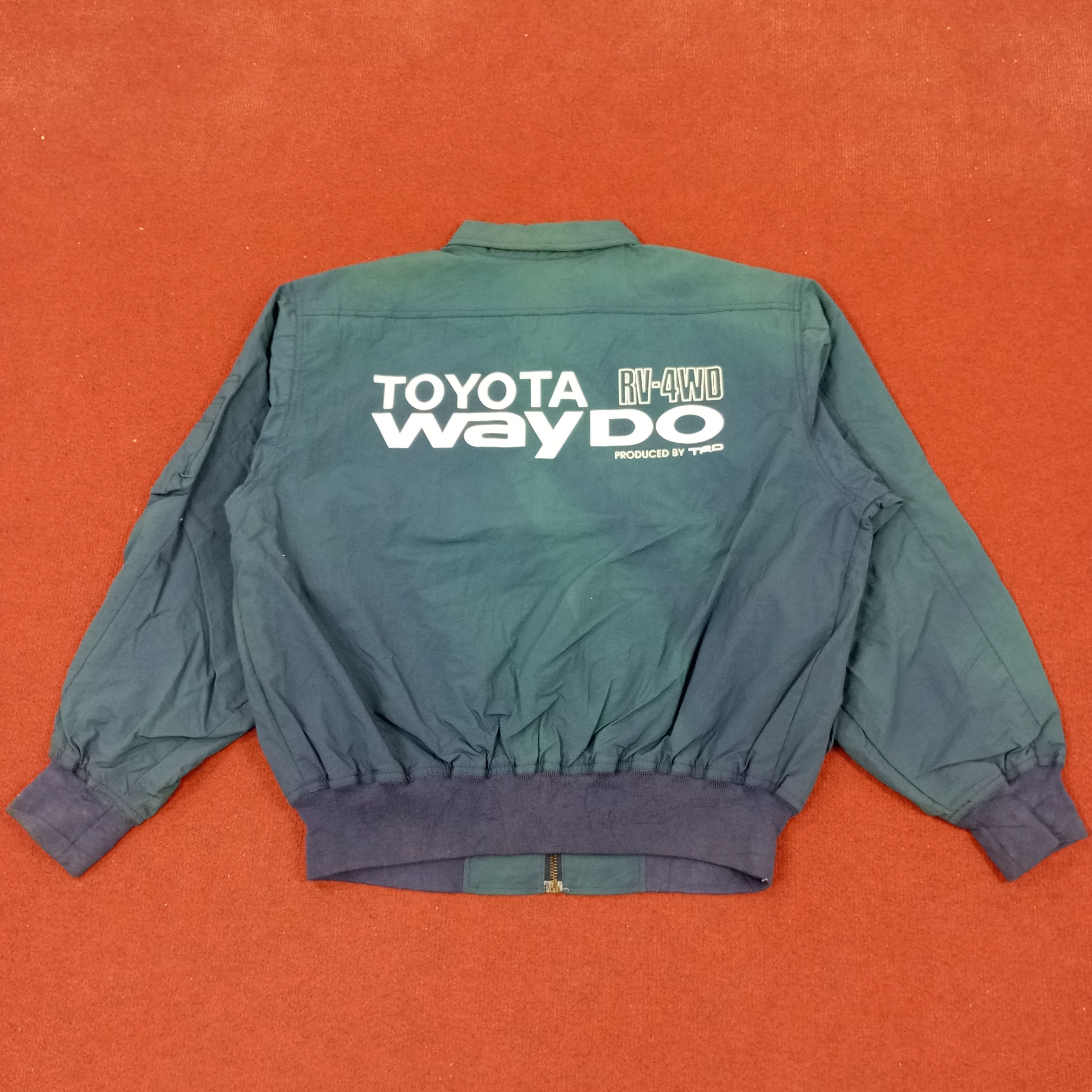 Japanese Brand × Vintage Toyota TRD Waydo RV 4WD Japanese Motorsports Jacket Size US XL / EU 56 / 4 - 1 Thumbnail