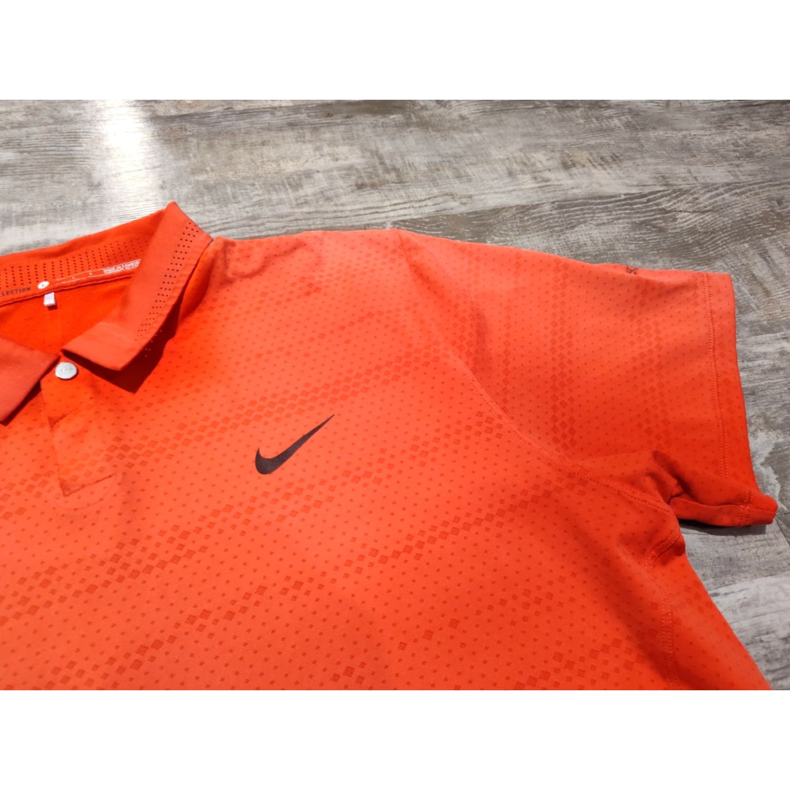 Nike Nike Tiger Woods Collection Polo Golf Shirt Mens L Reddish Pink Greywalls GC MI Color Pink Material Polyester Brand Nike Pattern Solid Size US L / EU 52-54 / 3 - 3 Thumbnail