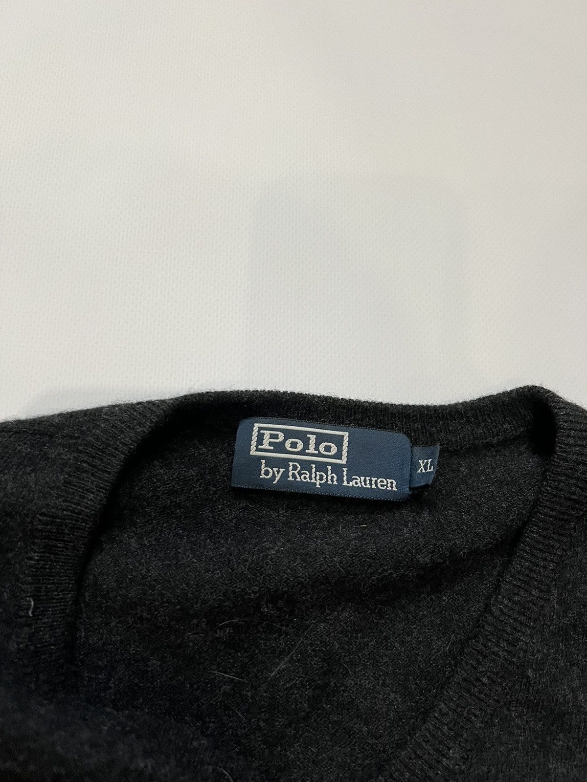 Polo Ralph Lauren Polo Ralph Lauren Grey Vest Wool Sweater Size US XL / EU 56 / 4 - 3 Thumbnail