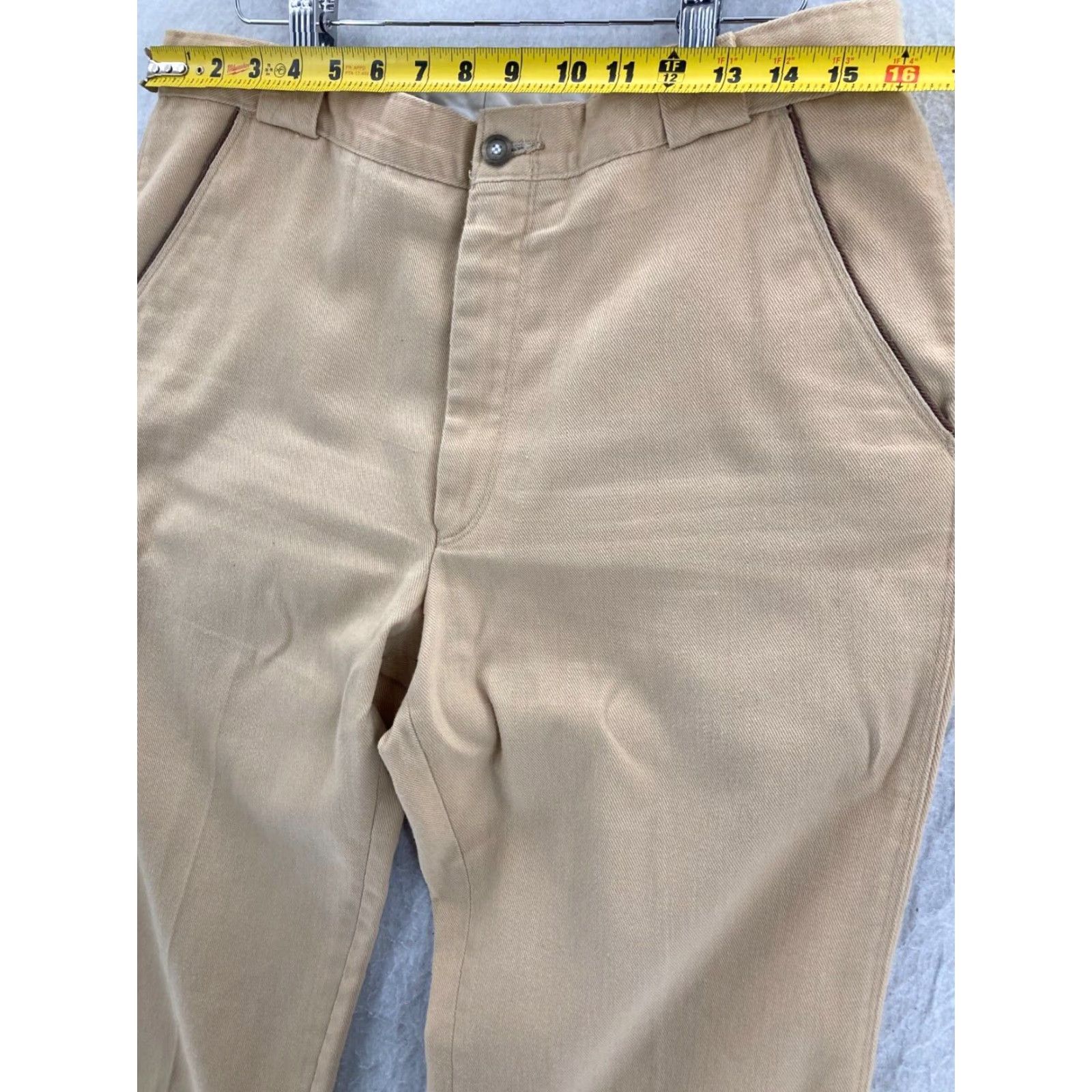 Levi's Levi's Relaxed Fit Pants Men's 32 Khaki Cotton 90s Vintage Style Stretch low-rise Size US 32 / EU 48 - 2 Thumbnail