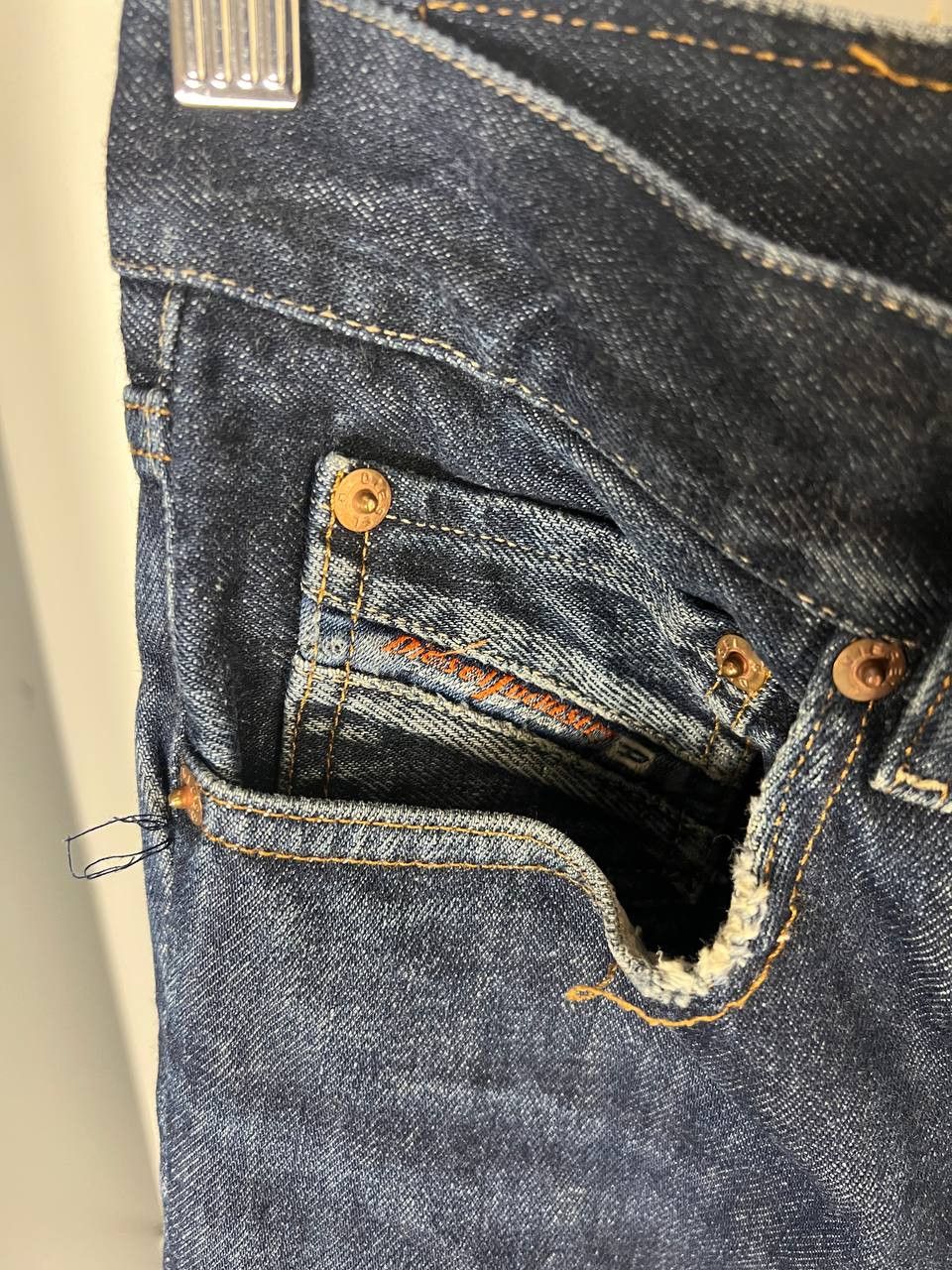 Diesel VINTAGE DIESEL INDUSTRY DENIM DIVISION JEANS CASUAL RETRO Size US 30 / EU 46 - 6 Thumbnail