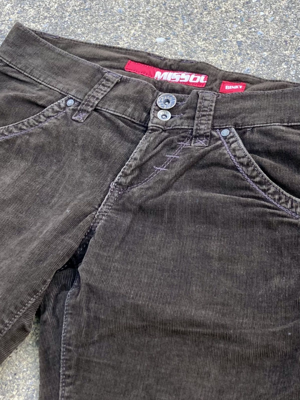Miss Sixty × Vintage Brown Miss Sixty corduroy straght leg trousers Size 28" / US 6 / IT 42 - 2 Thumbnail