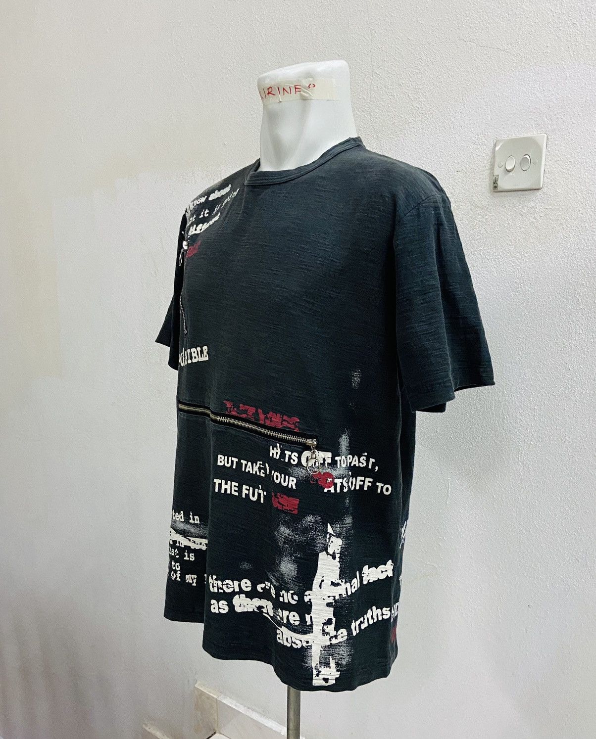 Japanese Brand GRASS HETHER PUNKERS TEE Size US XXL / EU 58 / 5 - 5 Thumbnail