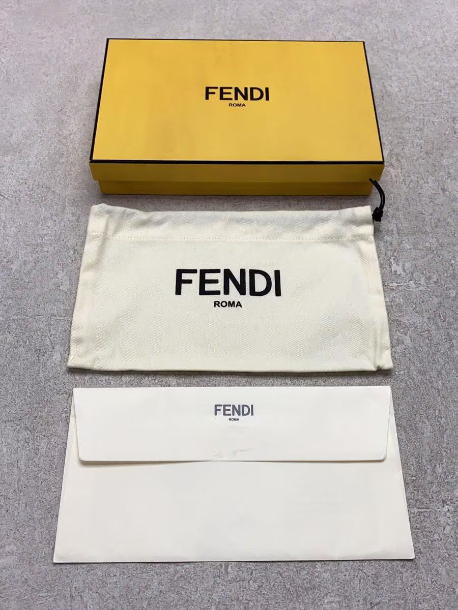 Fendi Fendi F Leather Long Wallet Pink Size ONE SIZE - 8 Thumbnail