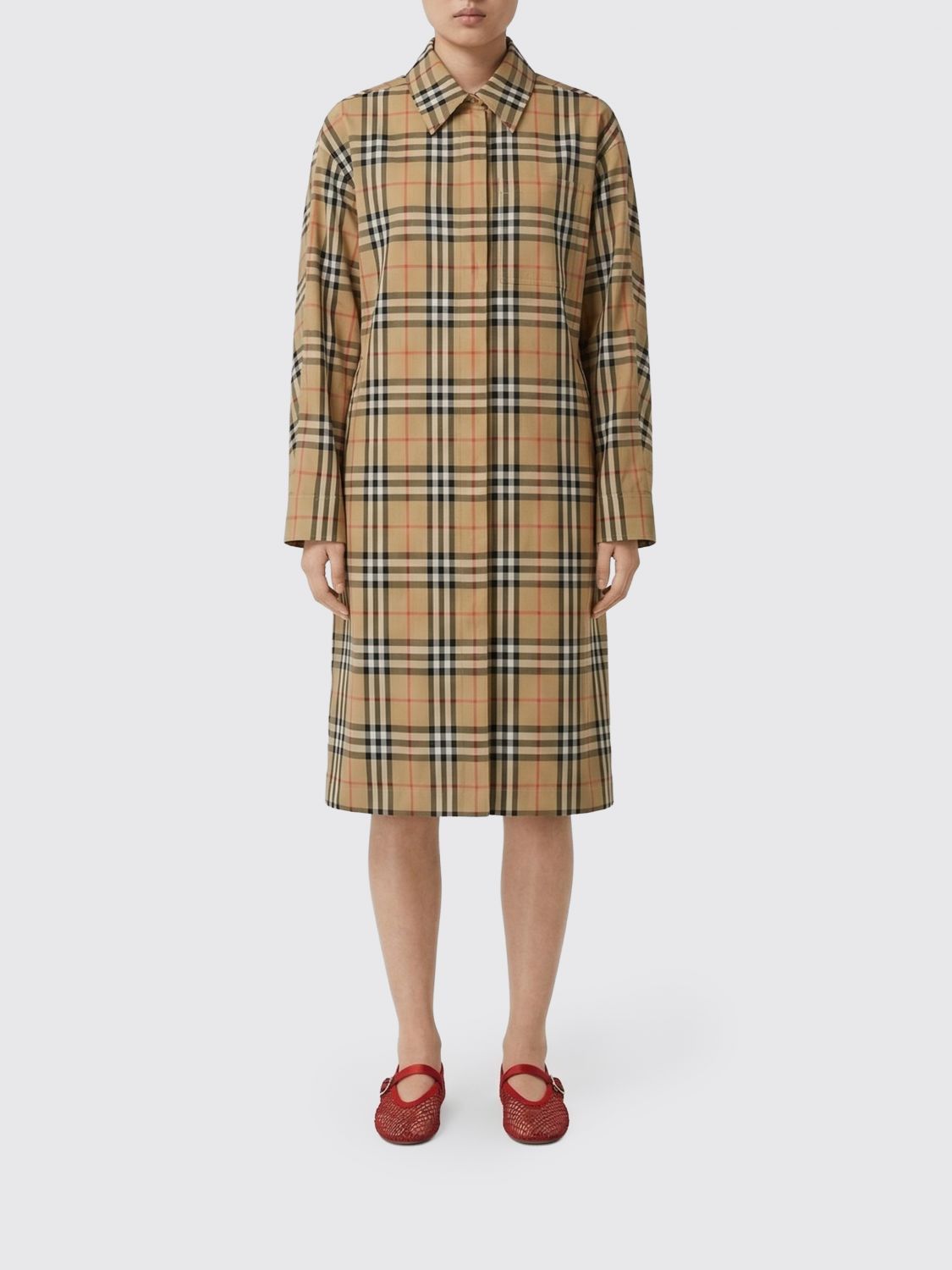 Burberry Burberry Dress Woman Sand Size M / US 6-8 / IT 42-44 - 1 Thumbnail