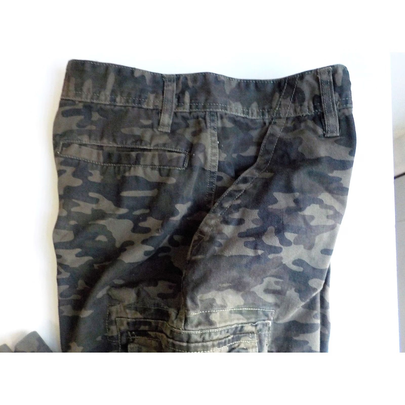 Vintage CASE i Camouflage Cargo Pants 32x32 100% Cotton Green Black Brown Men Casual Cargo Pants 32 Inseam Regular Size Size US 32 / EU 48 - 3 Thumbnail