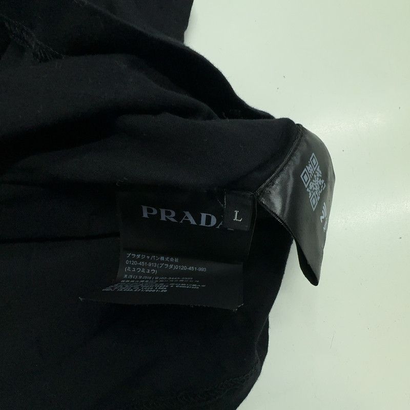 Prada Prada SS23 Black Triangular Print TShirt-2506 Size US L / EU 52-54 / 3 - 9 Thumbnail