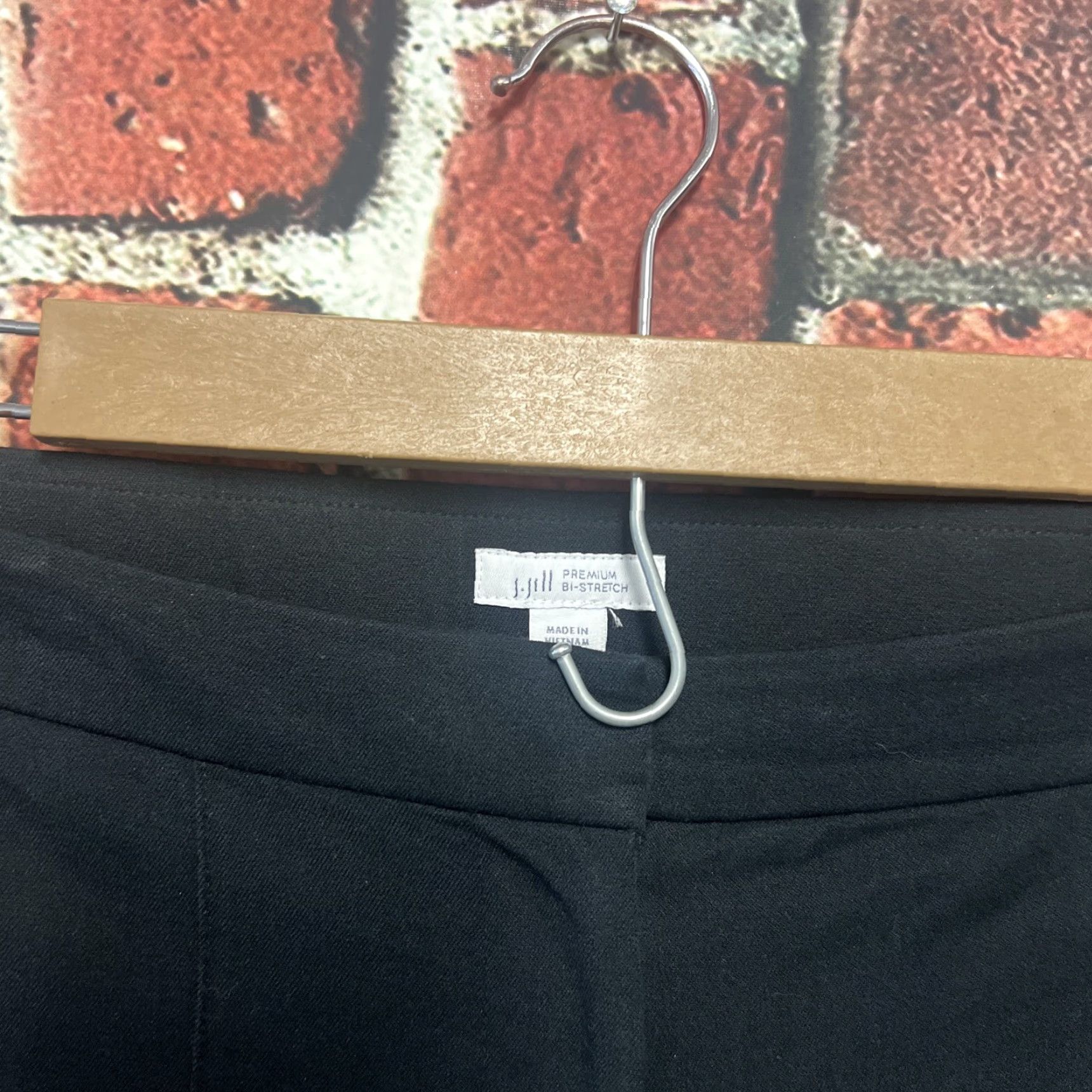 J. Jill J. Jill Women's Premium Bi-Stretch Twill Pants Sz 8 Black Size 30" / US 8 / IT 44 - 2 Thumbnail