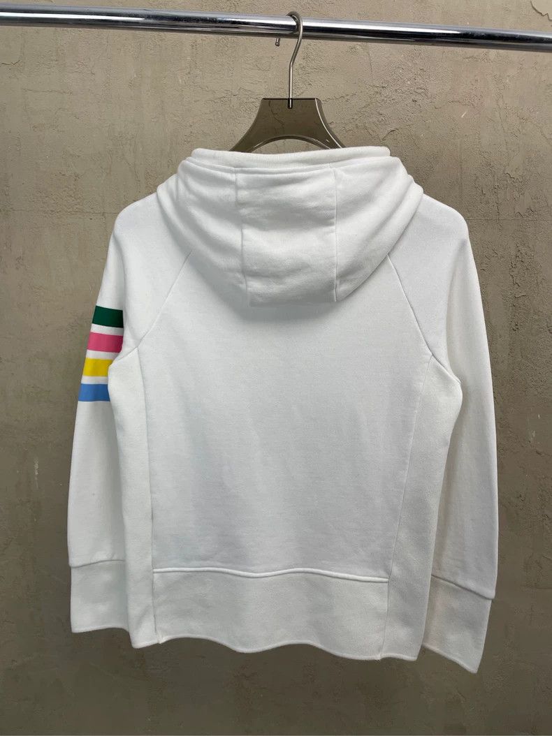 Thom Browne Thom browne White and colorful four-striped zipper jacket 2 Size US M / EU 48-50 / 2 - 2 Thumbnail