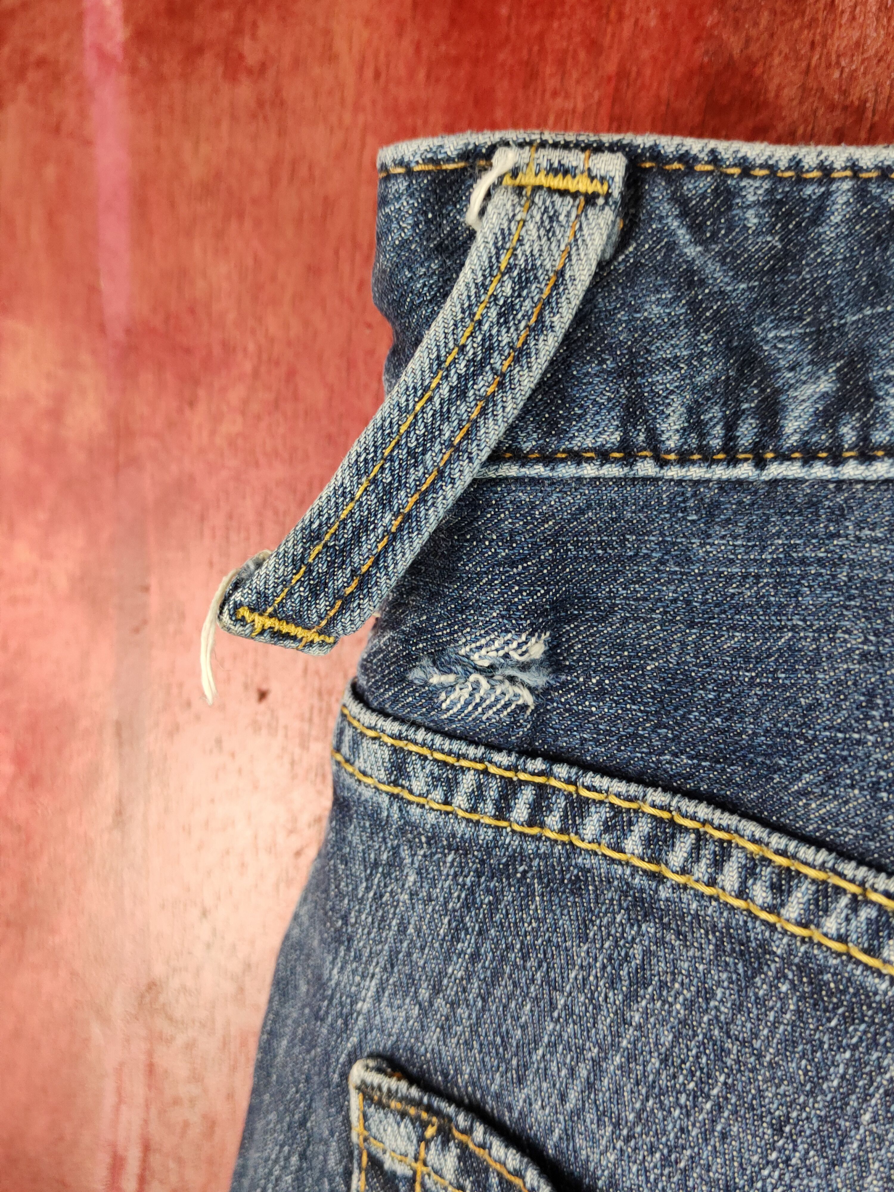 Edwin Edwin blue trip Dark Blue Distressed denim Jeans #S2205 Size US 34 / EU 50 - 9 Thumbnail