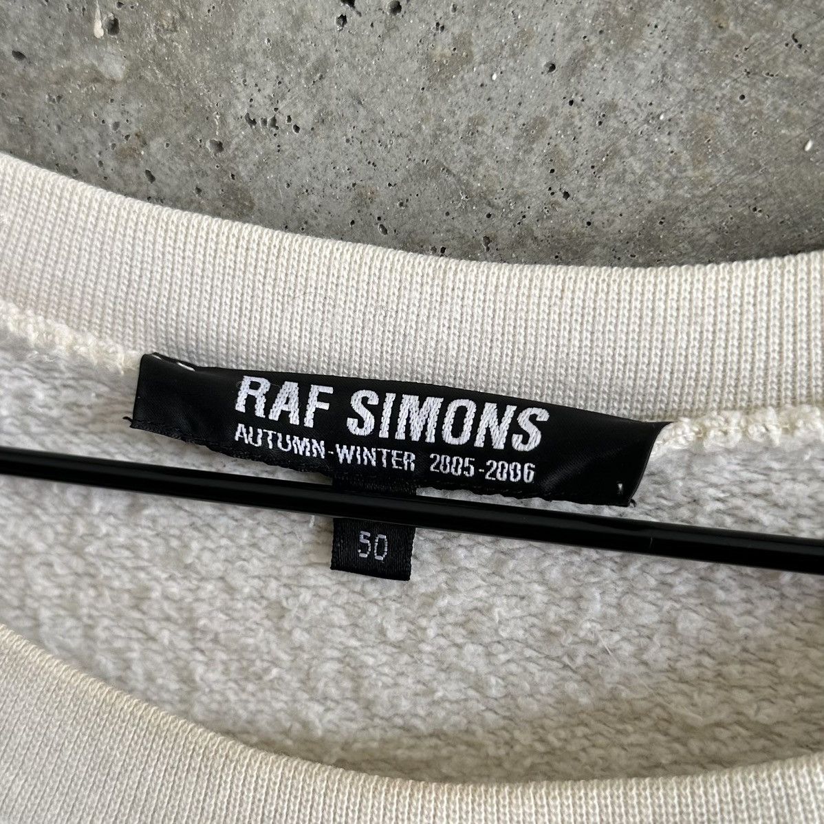 Raf Simons Raf Simons AW05 “History Of My World” Alamo Crewneck Size US XL / EU 56 / 4 - 6 Thumbnail