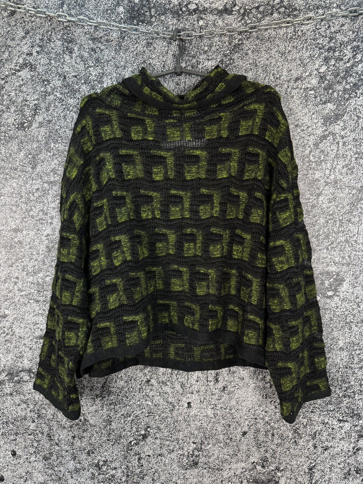 Other Niederberger Wool Sweater Geometric Pattern Cowl Neck Size M Size ONE SIZE - 11 Thumbnail