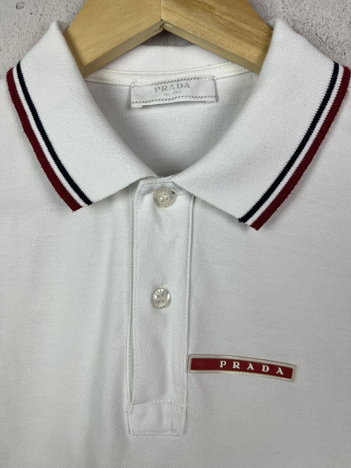 Prada Vintage Prada Milano Polo T-Shirt Retro Rare Hype Y2K Size US S / EU 44-46 / 1 - 12 Thumbnail