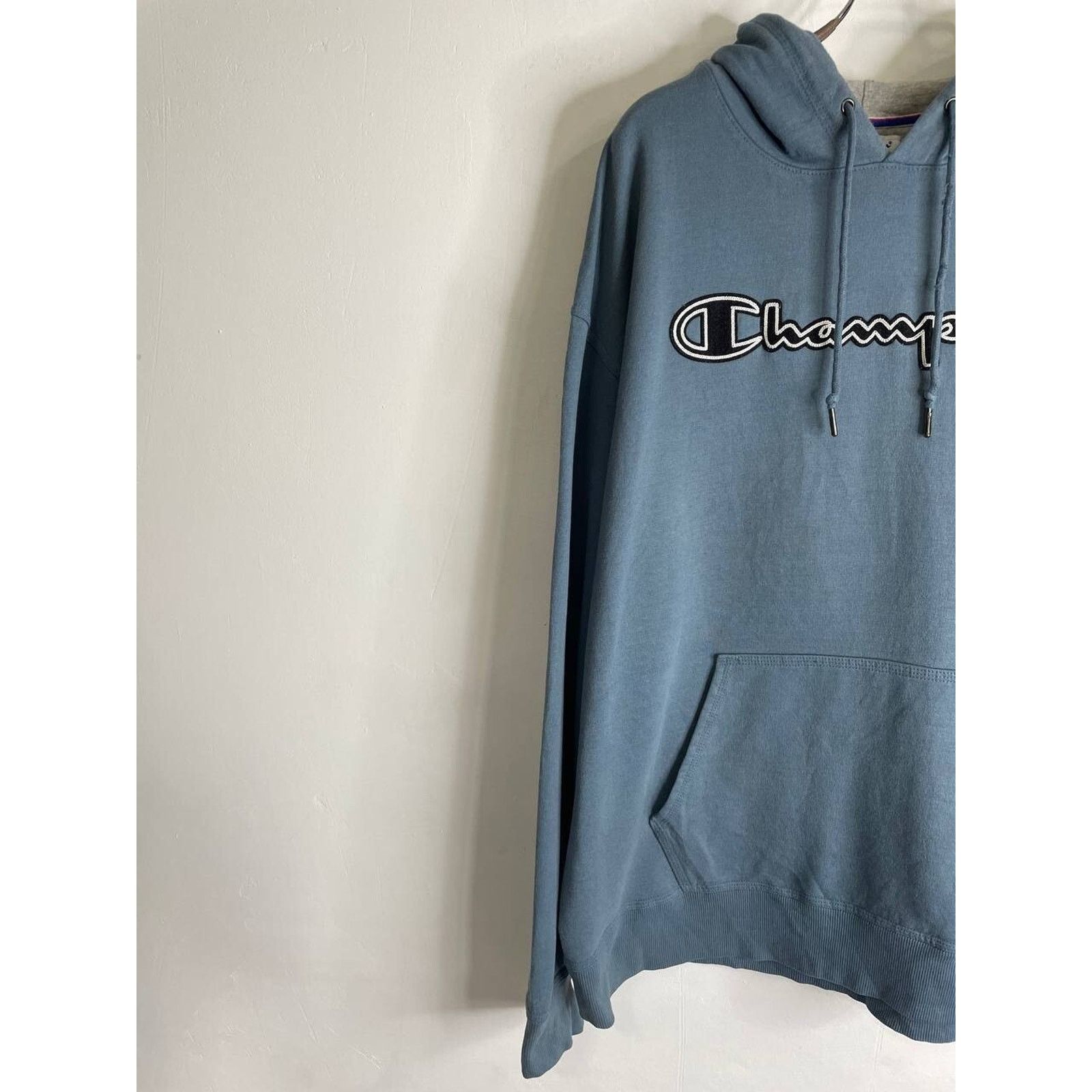 Champion × Vintage Vintage Champion Hoodie 2XL Logo Pullover Sweatshirt USA Size US XXL / EU 58 / 5 - 3 Thumbnail