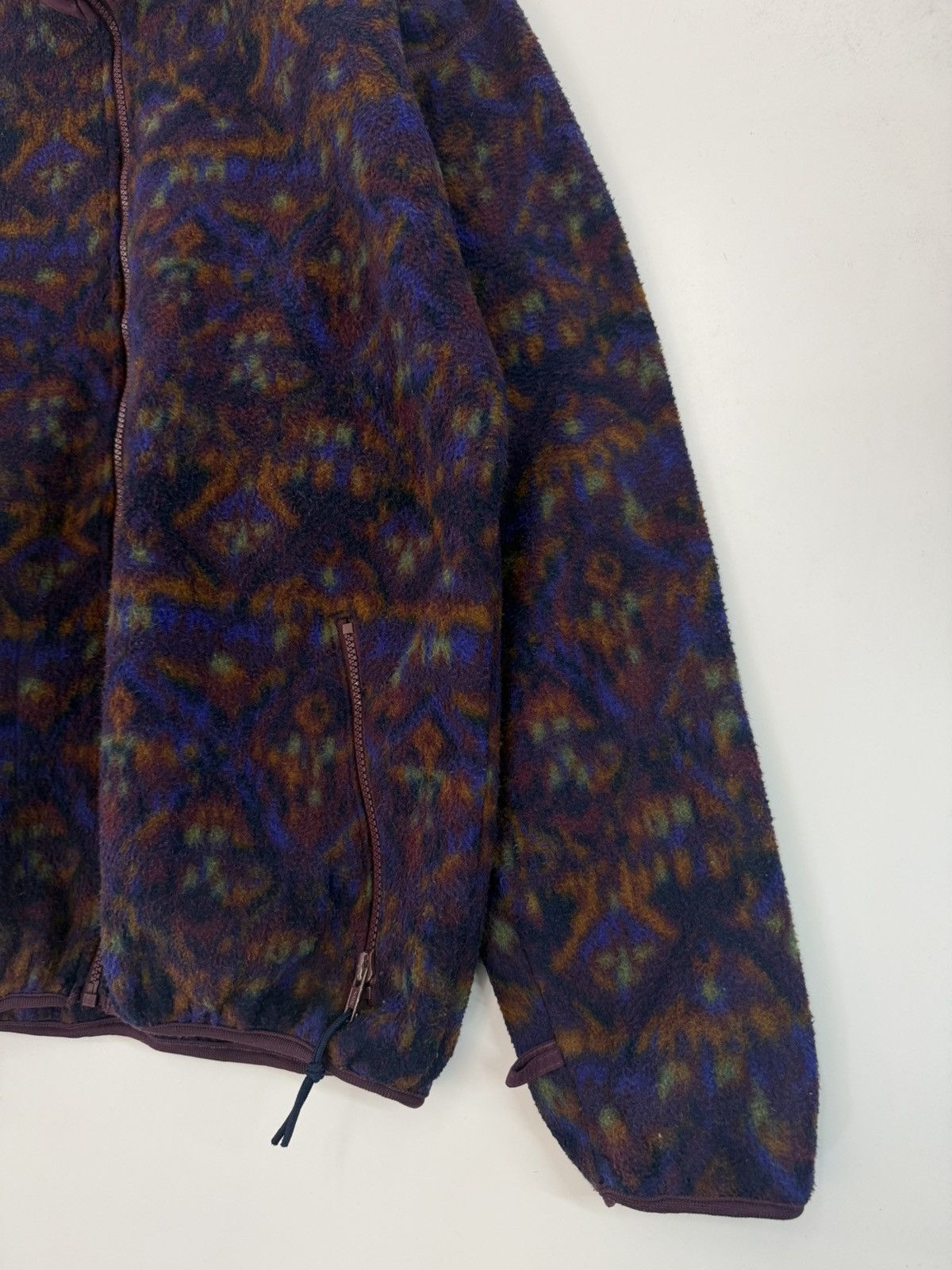 Columbia 🔥 90's Multi-Coloured GEOMETRIC Columbia Fleece Sweat Jacket Size US L / EU 52-54 / 3 - 2 Thumbnail