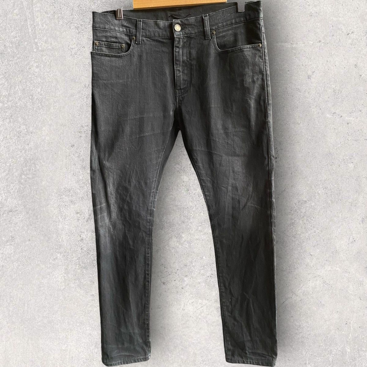 Saint Laurent Paris Fall2016 Blk Chain D02 Jeans Hedi Slimane Era Size US 30 / EU 46 - 1 Thumbnail
