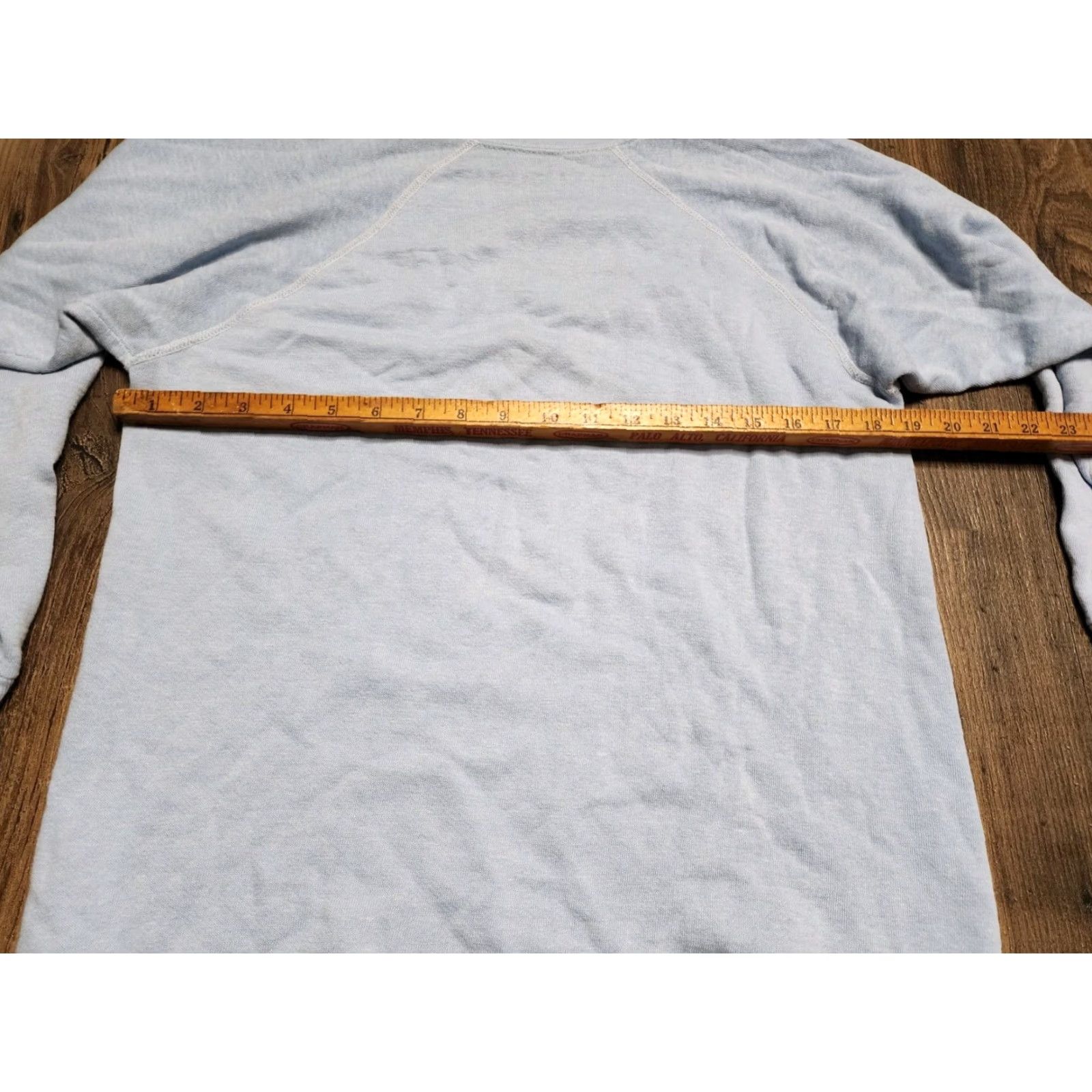 Vintage VINTAGE 80s Unbranded Cotton Sweatshirt Pullover Long Sleeve Crew Neck All Seasons Unisex S Blue 90s Theme Size US S / EU 44-46 / 1 - 3 Thumbnail