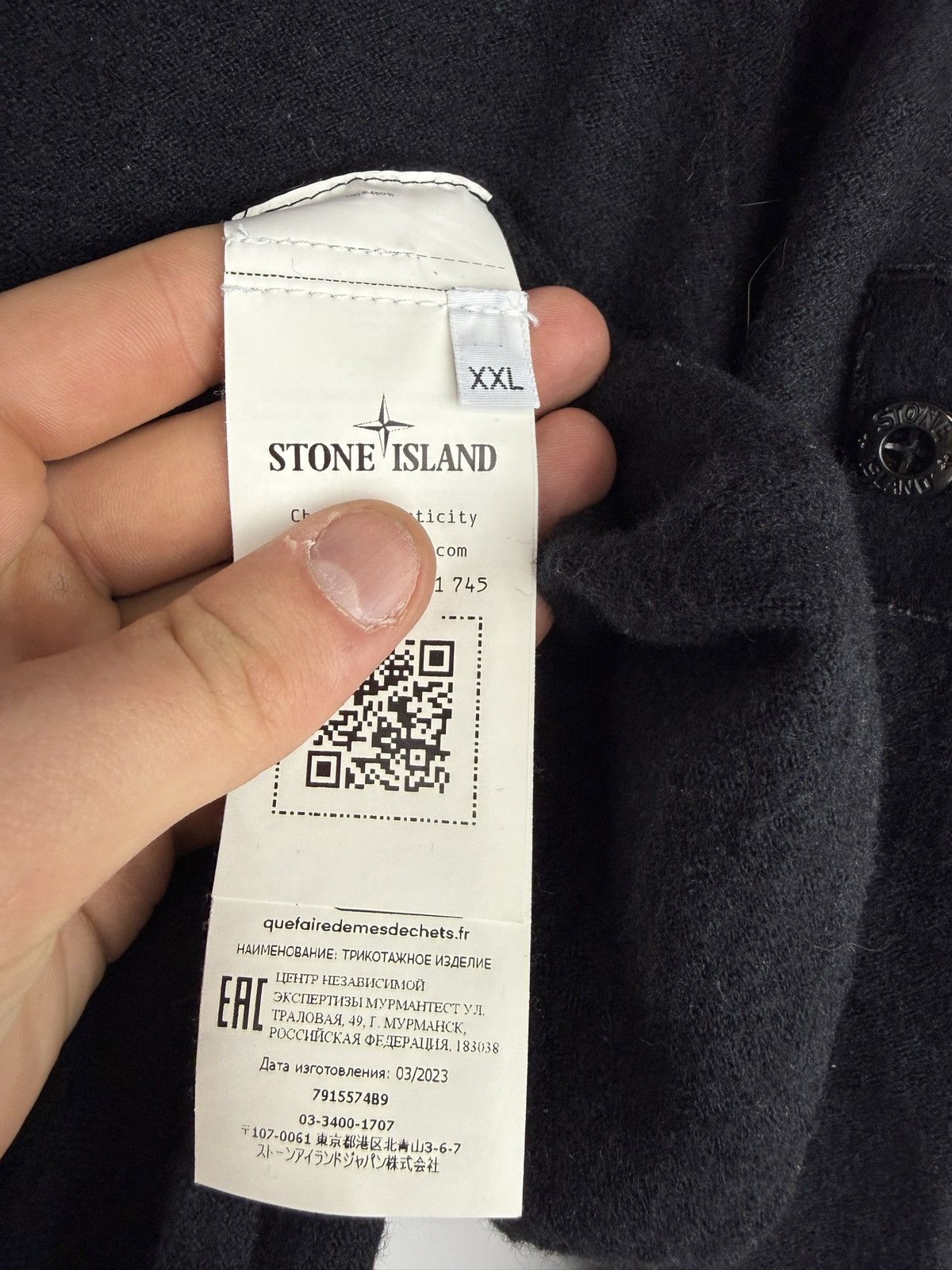 Stone Island Black Stone Island sweater Size US L / EU 52-54 / 3 - 7 Thumbnail