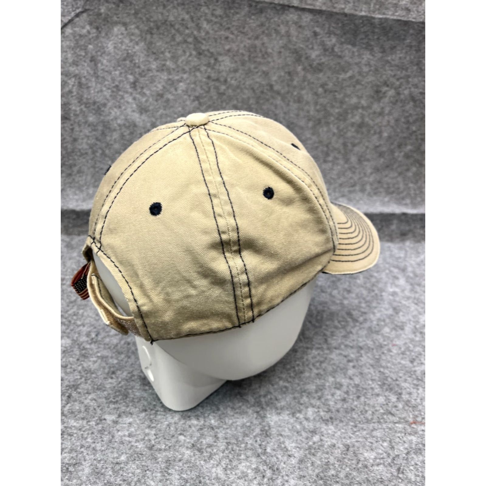 Vintage Outdoor Cap Hat Adult One Size Ivory Cotton Firearms Size ONE SIZE - 7 Thumbnail