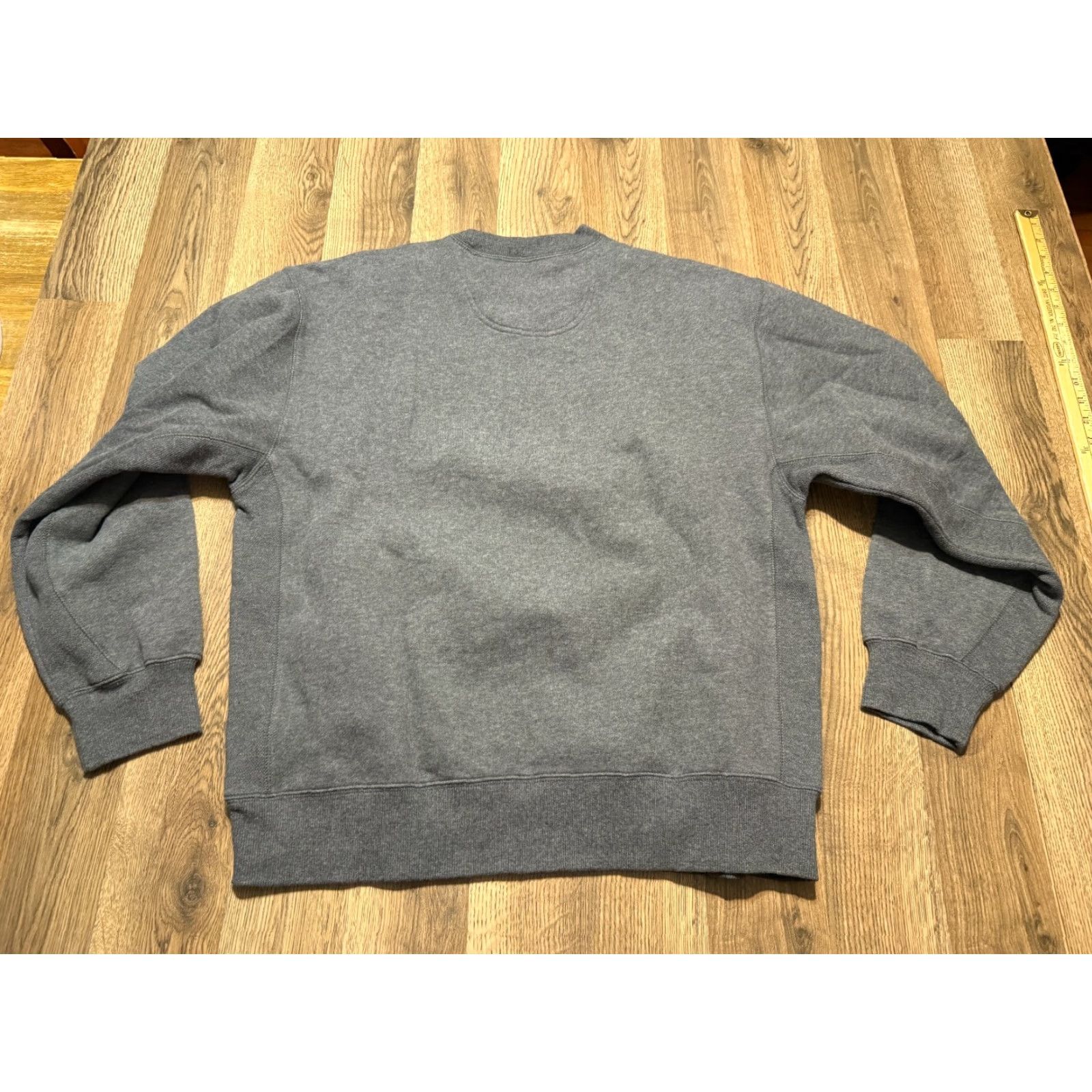 Izod IZOD Sweater Mens Large Gray Pullover Crewneck Long Sleeve Cotton Knit Solid Logo Size US L / EU 52-54 / 3 - 2 Thumbnail