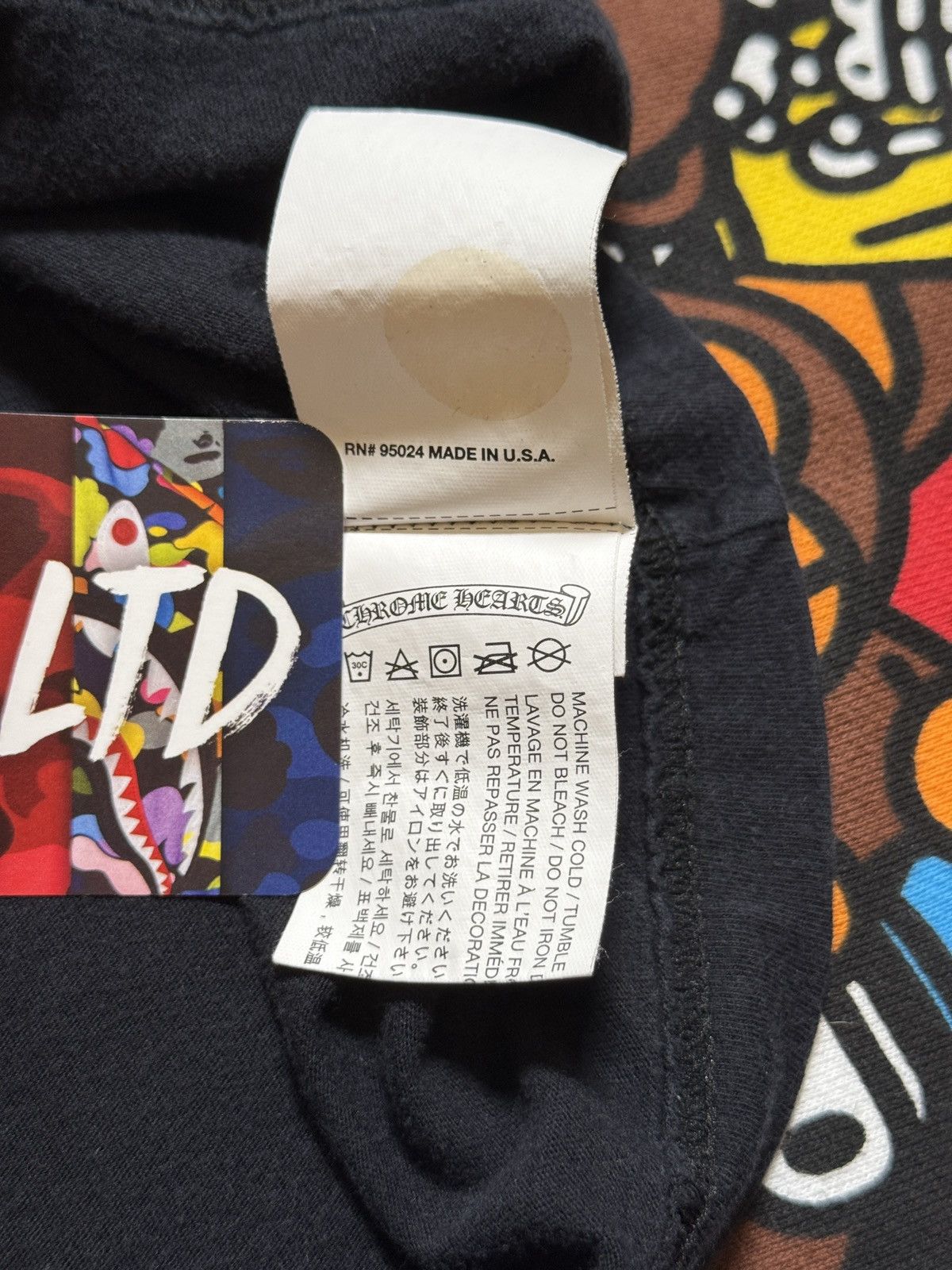 Chrome Hearts Chrome Hearts Black Dagger Logo Long Sleeve Tee Size US L / EU 52-54 / 3 - 10 Thumbnail