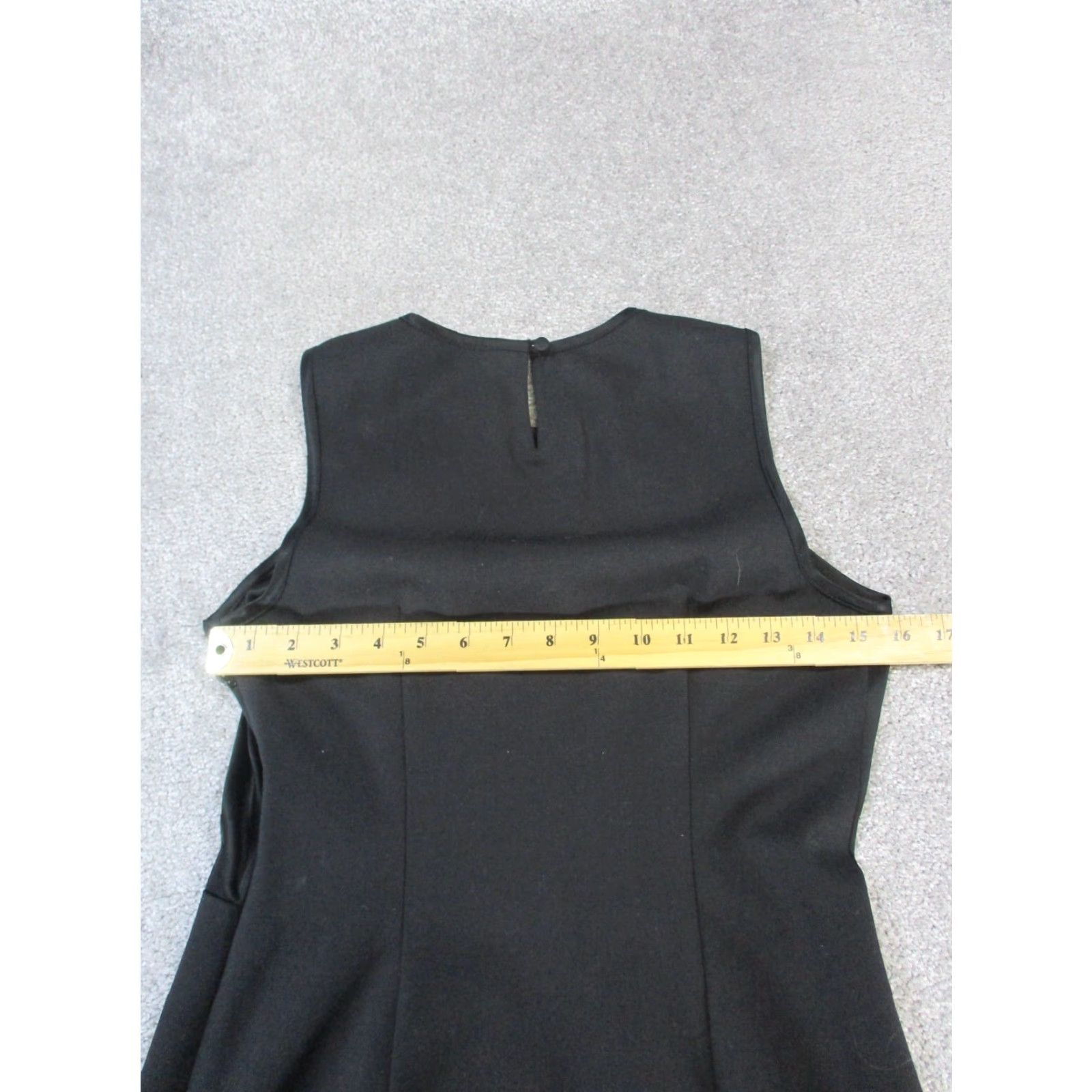 Theory VINTAGE Theory Dress Womens 4 Black Satin Blouson Wool Size S / US 4 / IT 40 - 5 Thumbnail