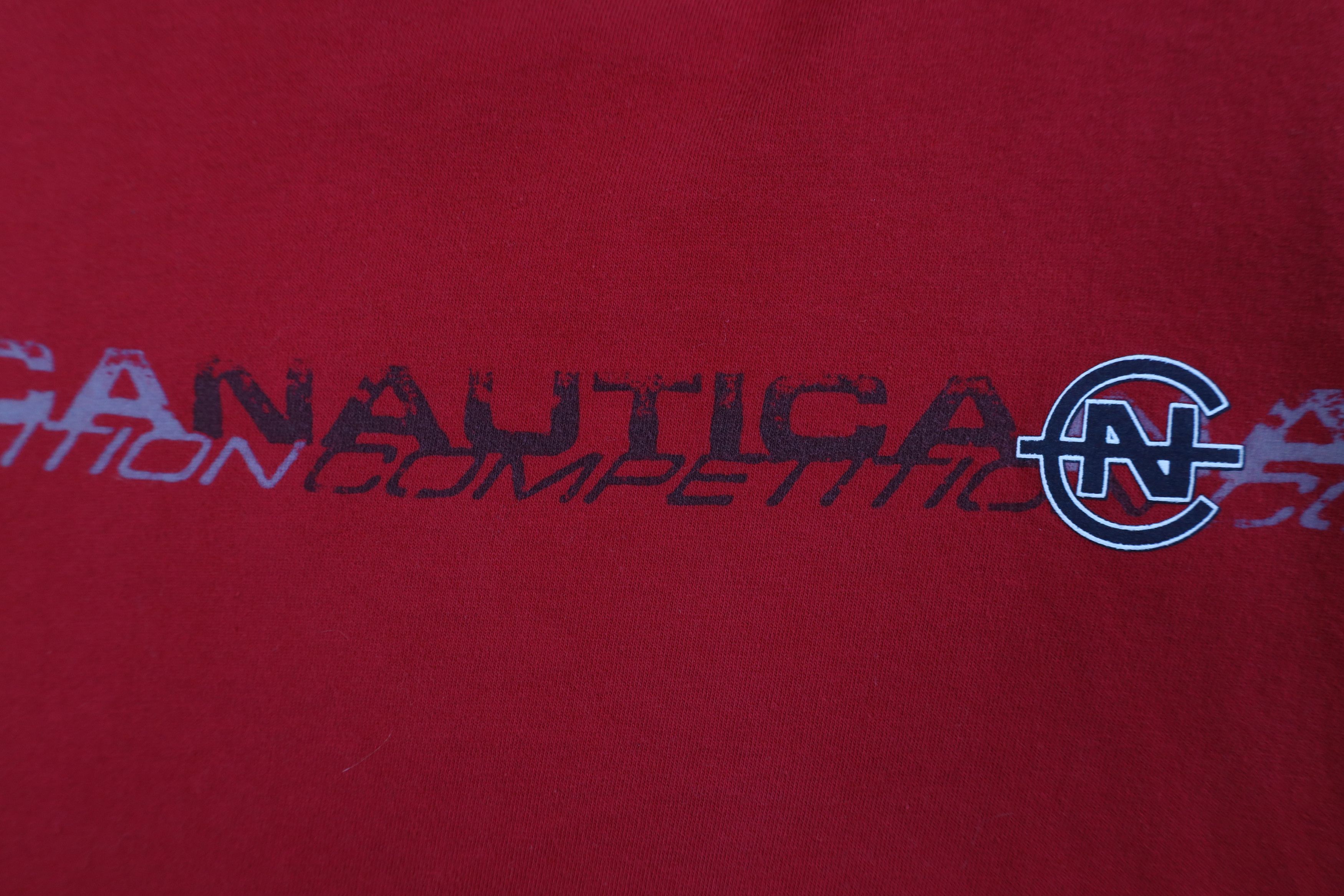Nautica Vintage 90s Nautica Competition Long Sleeve T-Shirt Red Size US XL / EU 56 / 4 - 7 Thumbnail