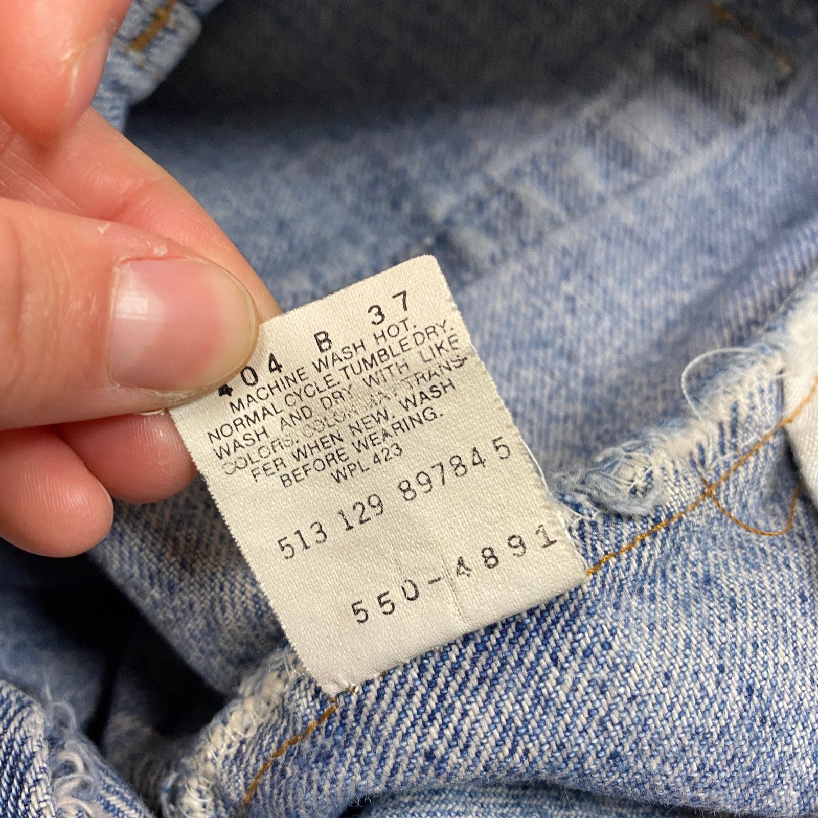 Levi's × Vintage VTG 80s Levi's 550 Tapered Made in USA Relaxed Jeans 32x31 Size US 32 / EU 48 - 8 Thumbnail