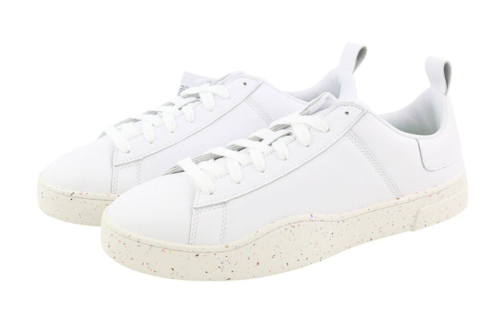 Diesel S-CLEVER LOW LACE EU44 White Leather 41517 Size US 11 / EU 44 - 2 Thumbnail
