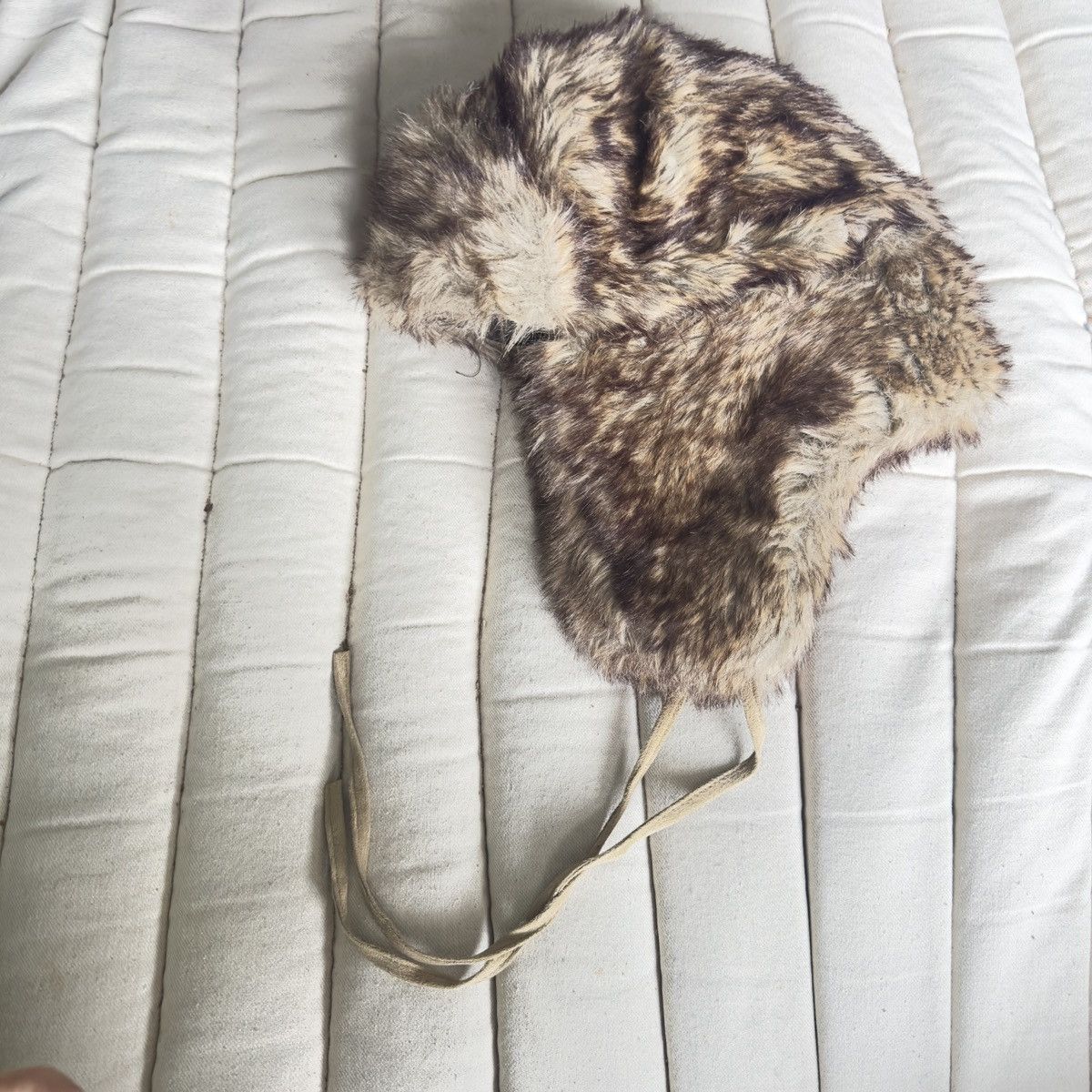 image of Archival Clothing x Vintage Furry Russian Pilot Winter Hat in Brown, Men's