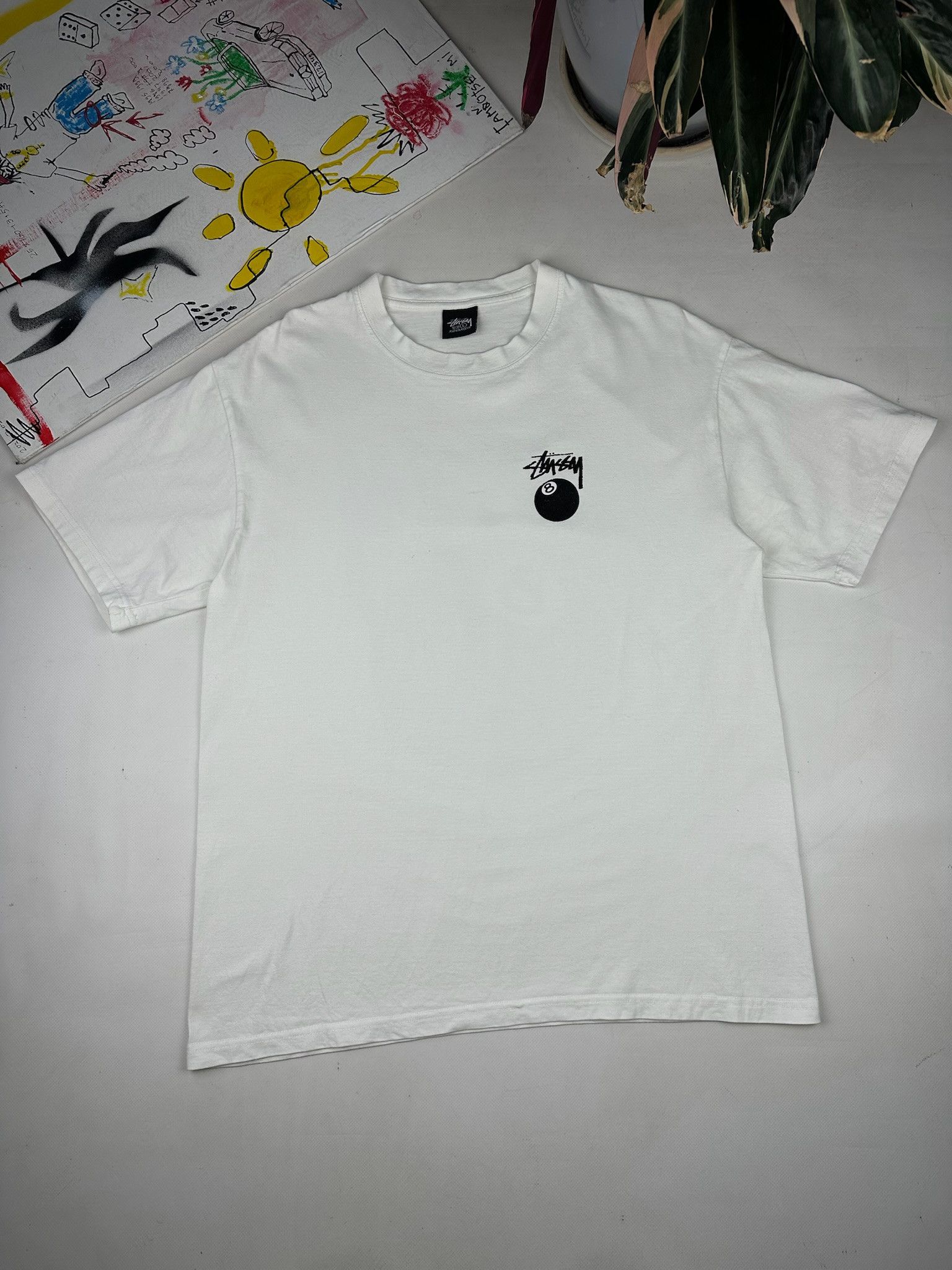 Stussy Vintage Stussy White Tee T Shirt Mens Size US L / EU 52-54 / 3 - 1 Thumbnail