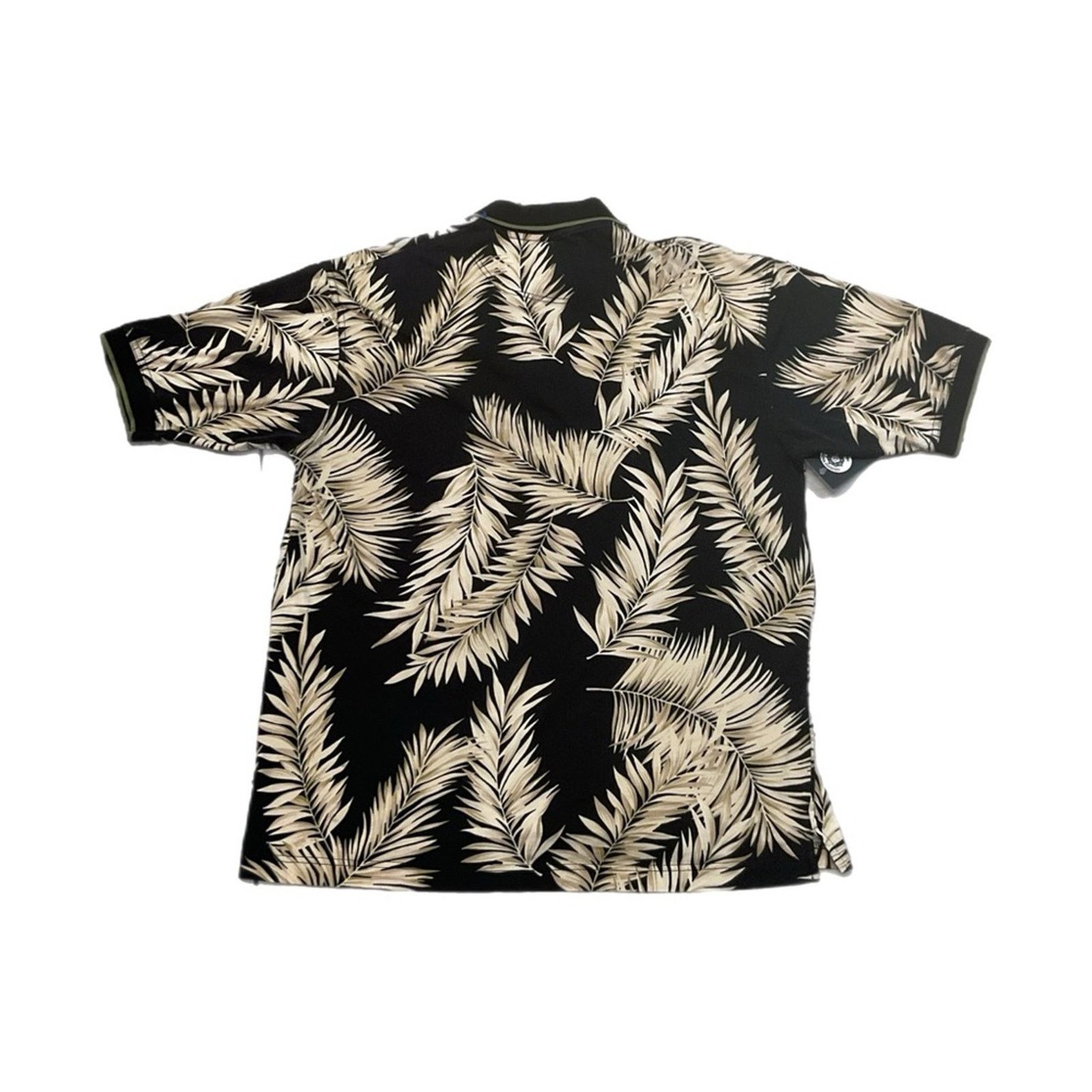 Vintage Bamboo Cay Palm Print Polo Shirt Size US L / EU 52-54 / 3 - 2 Thumbnail
