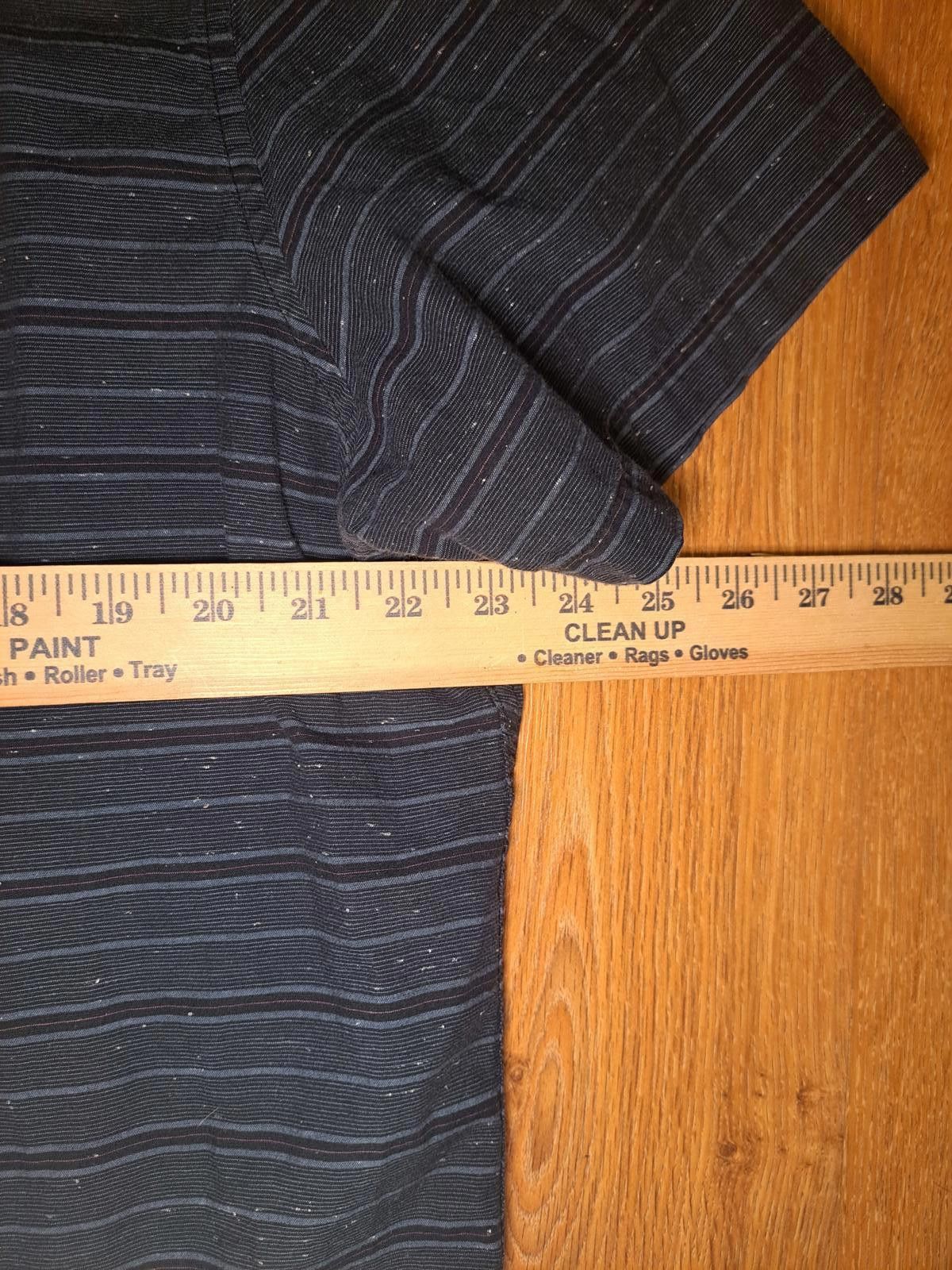 TravisMathew Travis Mathew Button Up Shirt Mens XL Blue Striped Cotton Size US XL / EU 56 / 4 - 8 Thumbnail