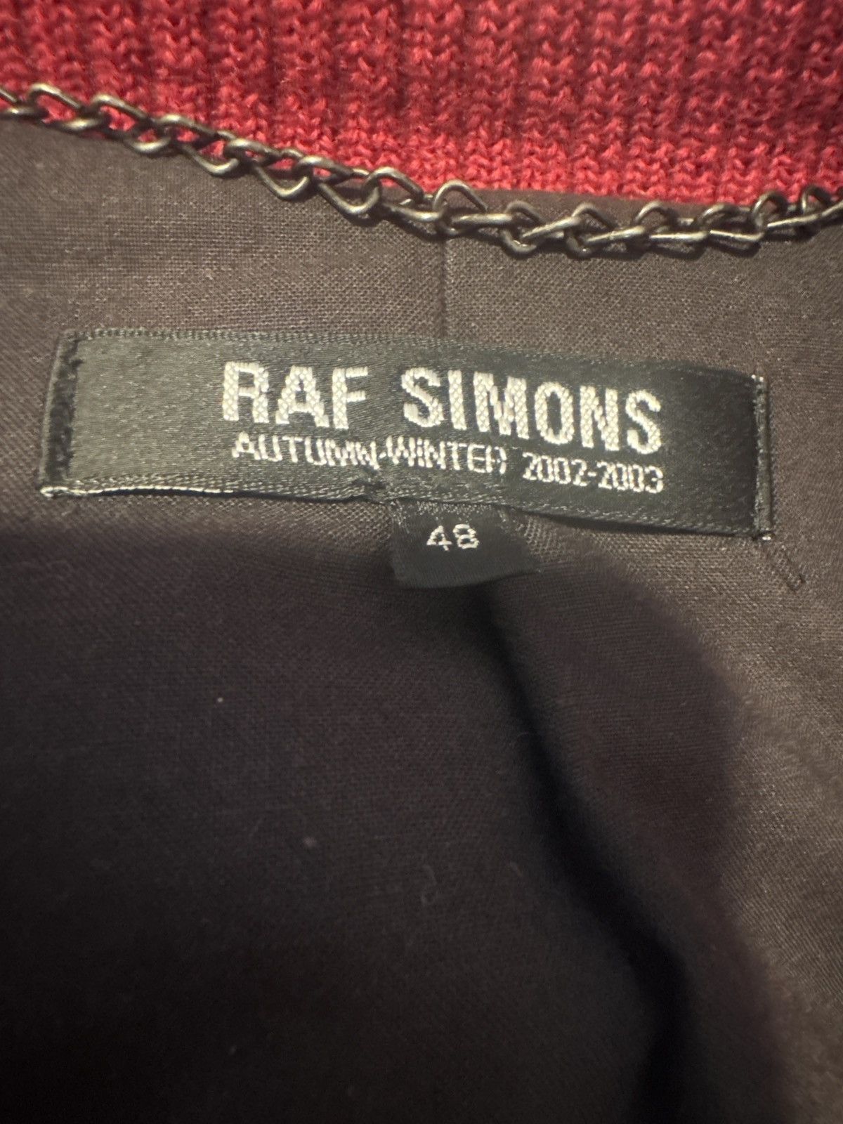 Raf Simons Raf Simons AW2001-2002 Virginia Creeper varsity jacket Size US L / EU 52-54 / 3 - 3 Thumbnail