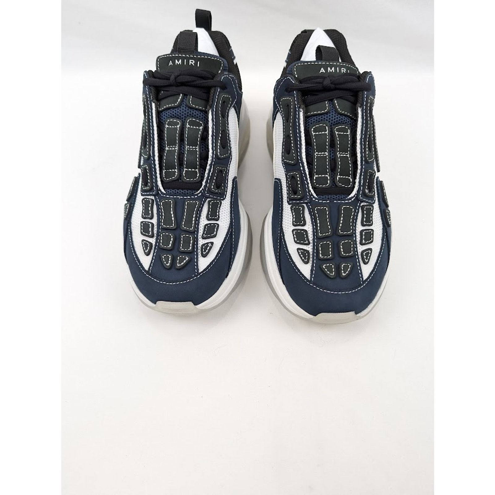 Amiri o1rshd1 Bone Runners Sneakers in Midnight Blue Size US 10 / EU 43 - 12 Thumbnail