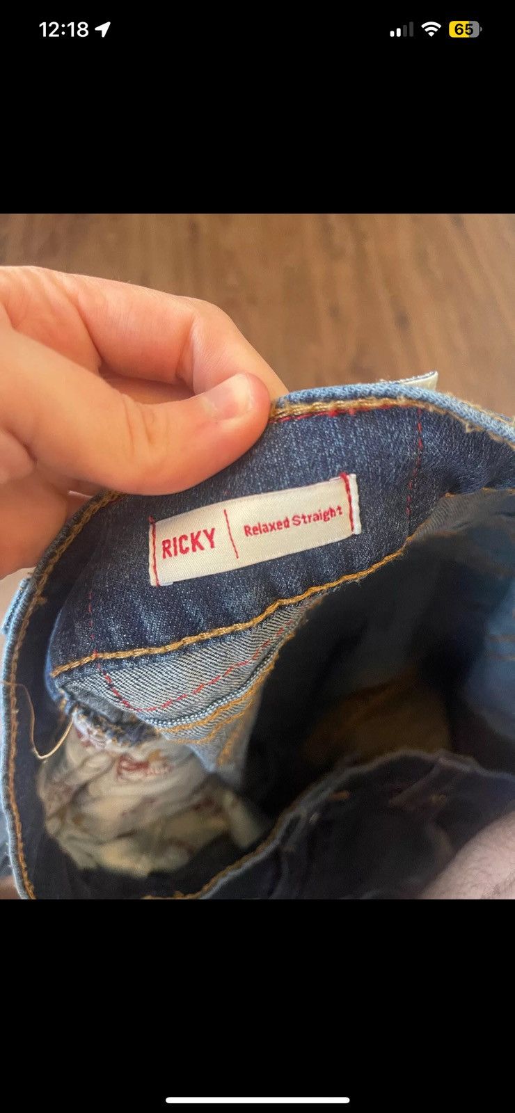 True Religion True Religion Ricky Jeans Sz42 Mens Flap Pockets Size US 42 / EU 58 - 7 Thumbnail
