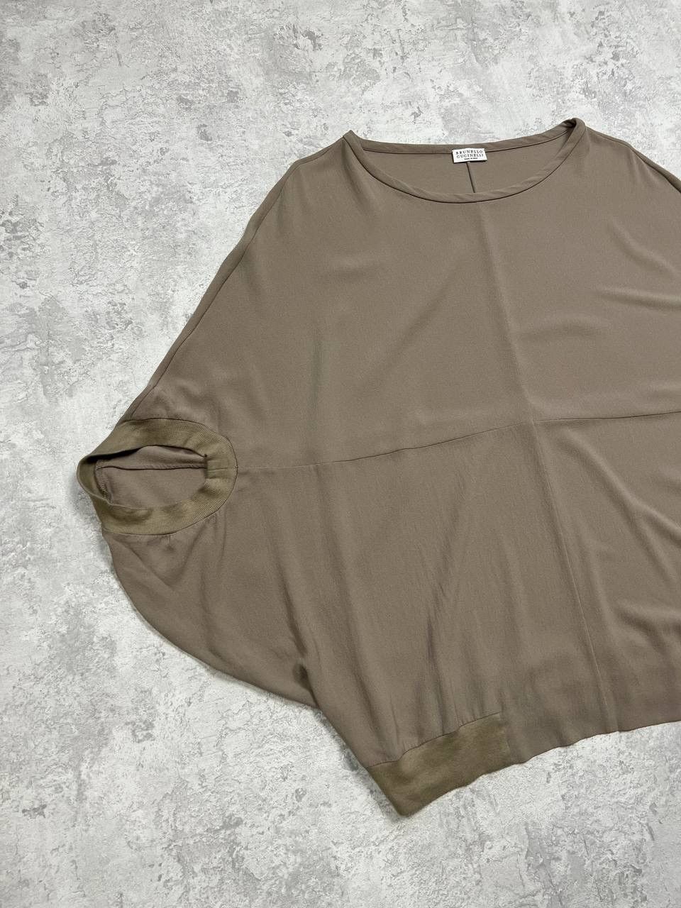 Brunello Cucinelli RARE Brunello Cucinelli Beige oversize shirt Size XL / US 12-14 / IT 48-50 - 2 Thumbnail