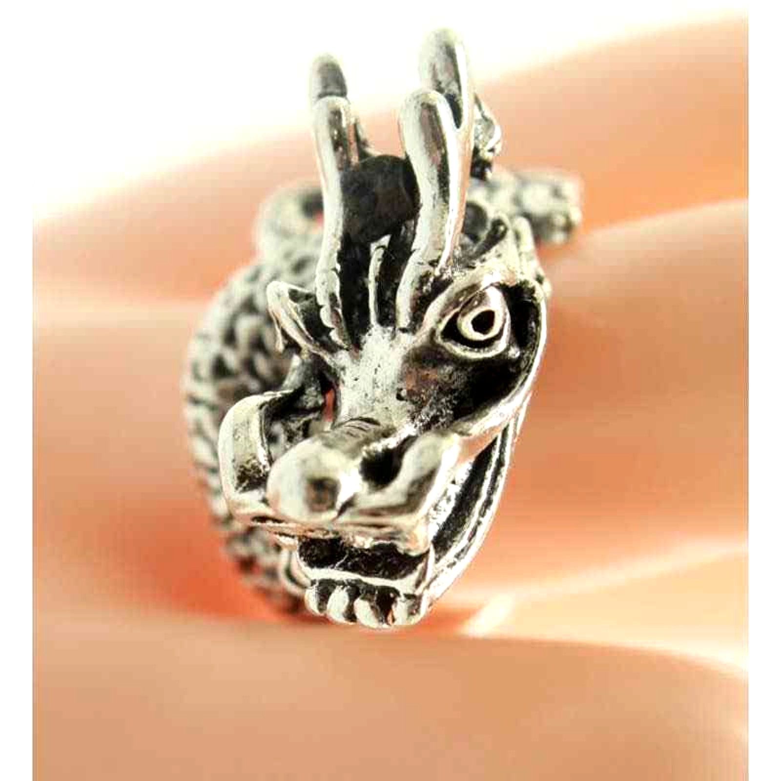 Other Silvertone Chinese Dragon Ring • Size 11 Size ONE SIZE - 1 Thumbnail